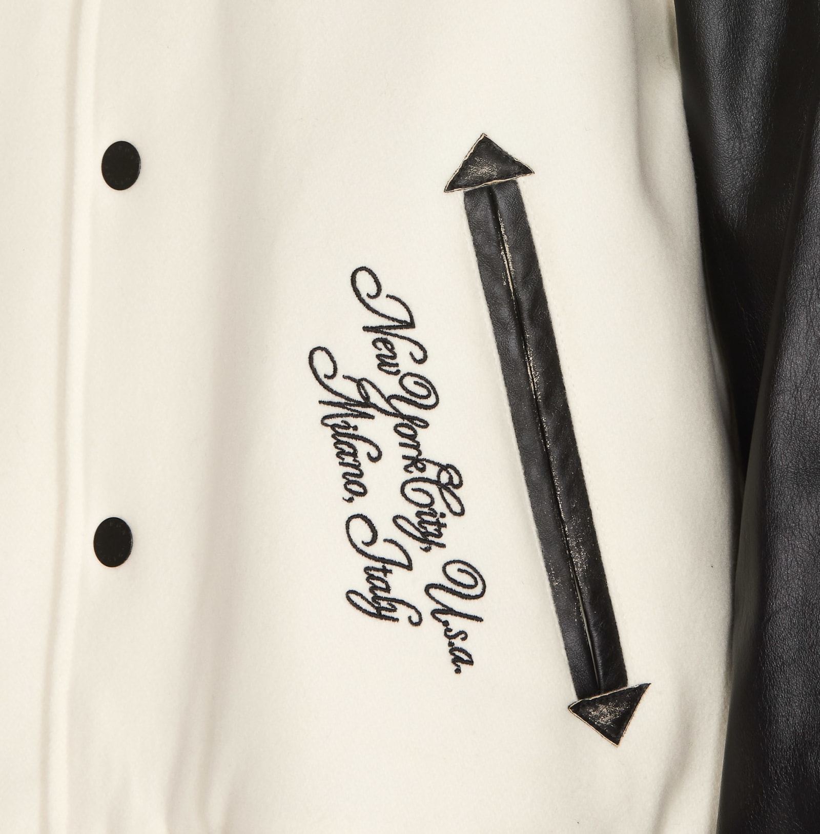 HERON PRESTON HP PATCHES VARSITY BOMBER JACKET