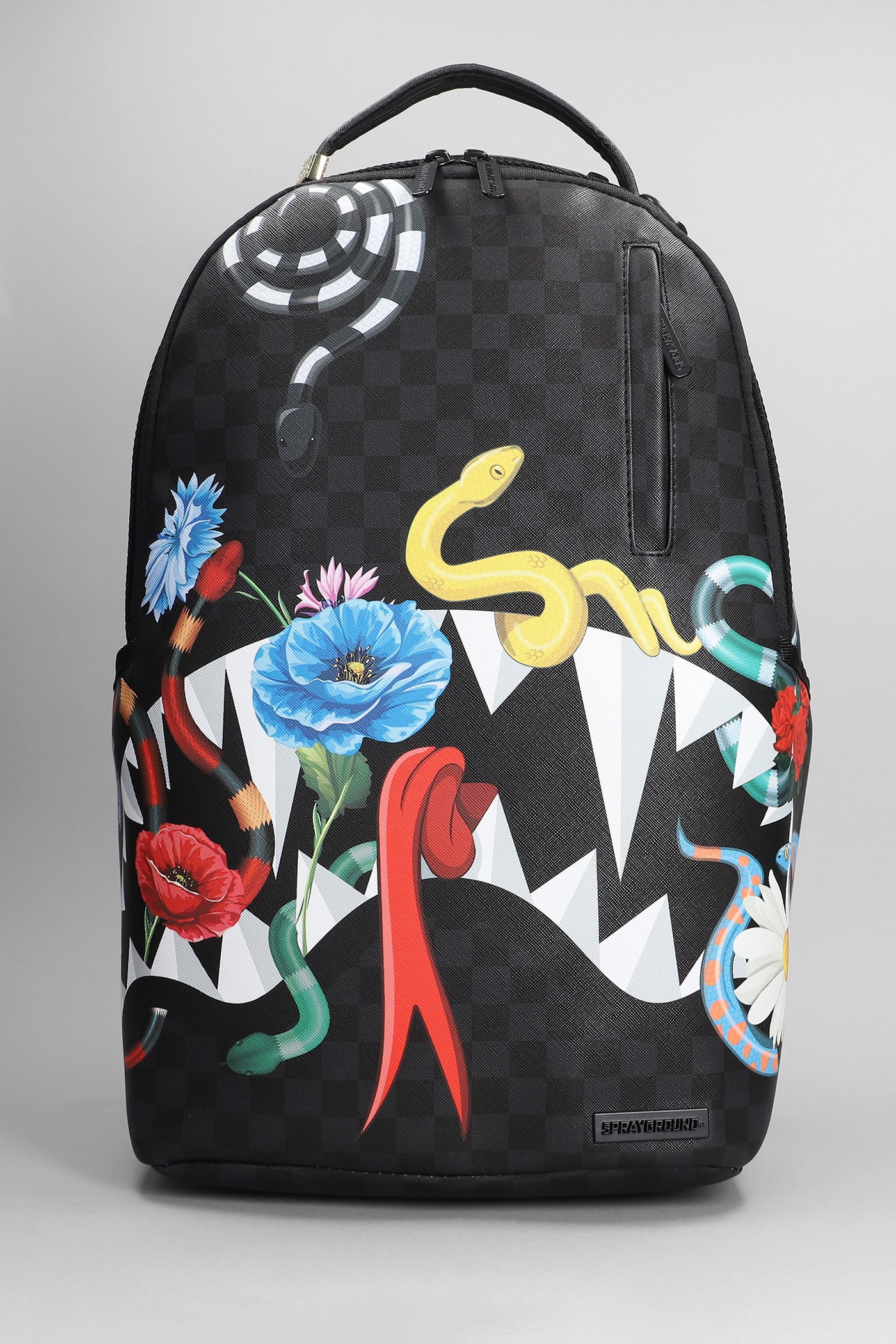 Shop Sprayground Backpack In Black Pvc