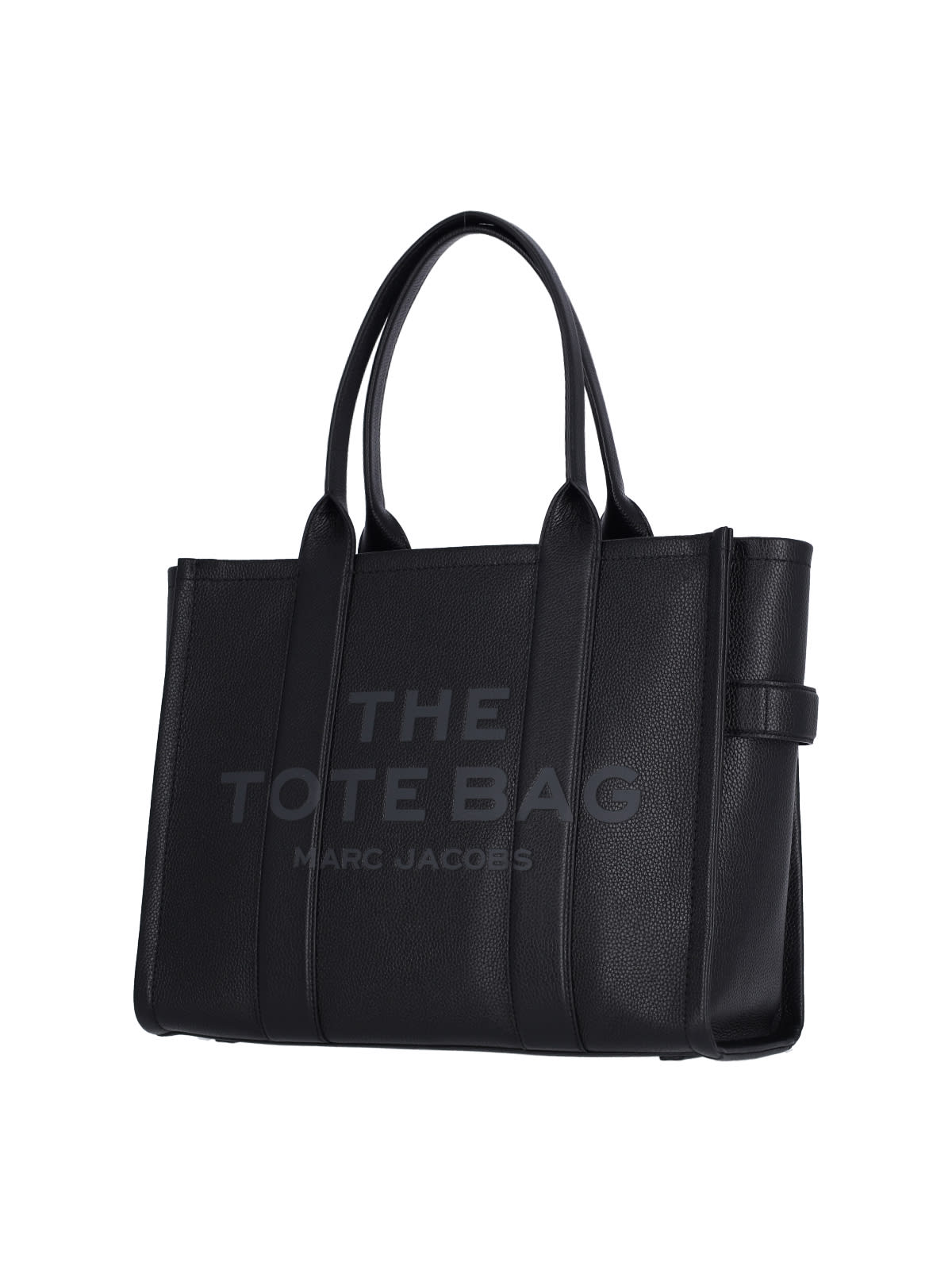 Shop Marc Jacobs Large Logo Tote Bag In Black