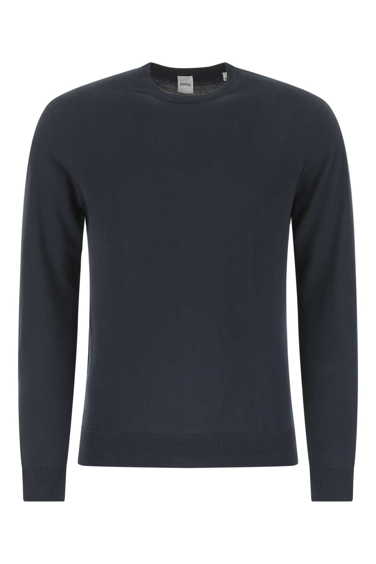 Dark Blue Cotton Sweater