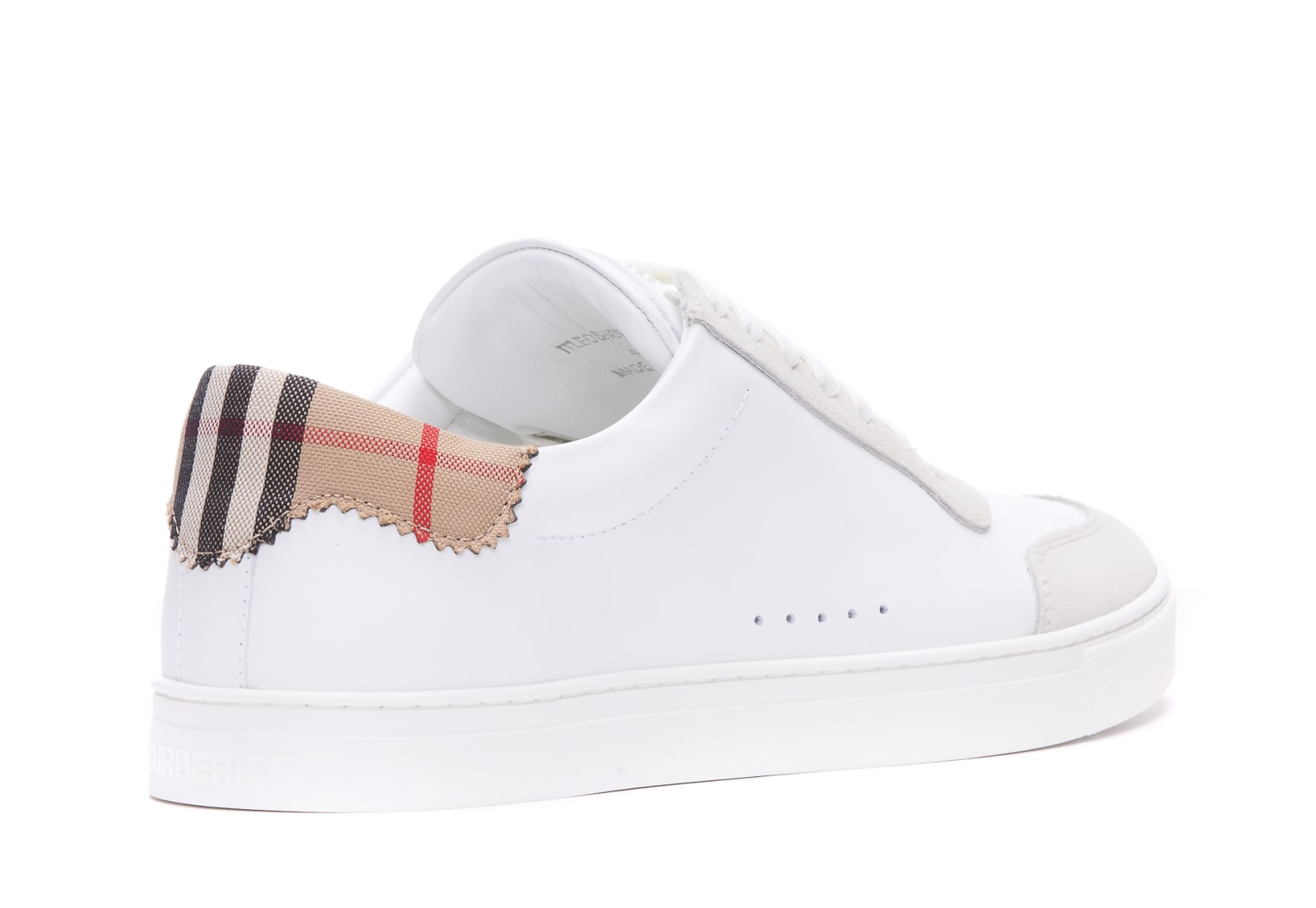 Shop Burberry Robin Sneakers In Neutral White