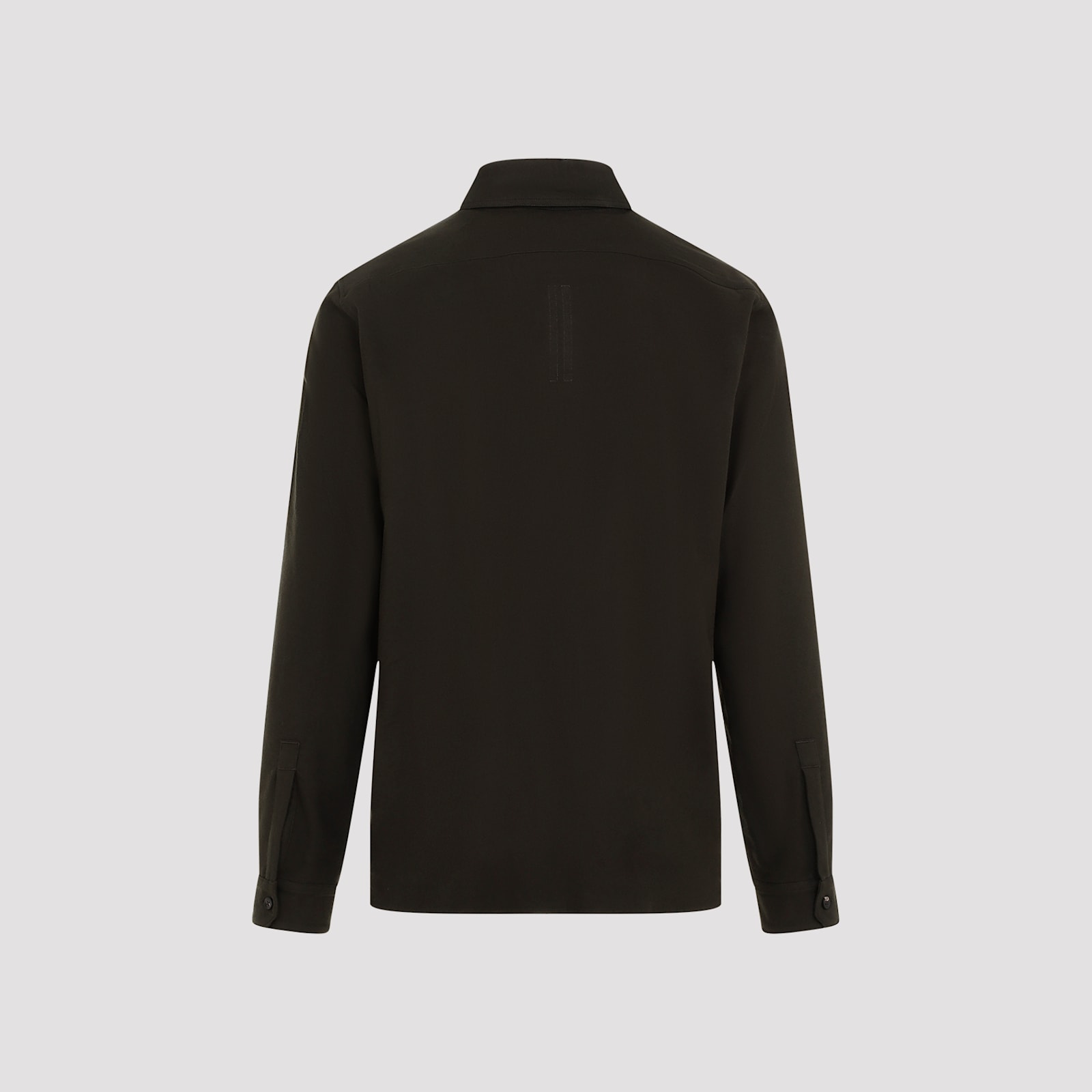 Shop Rick Owens Work Shirt In Forest