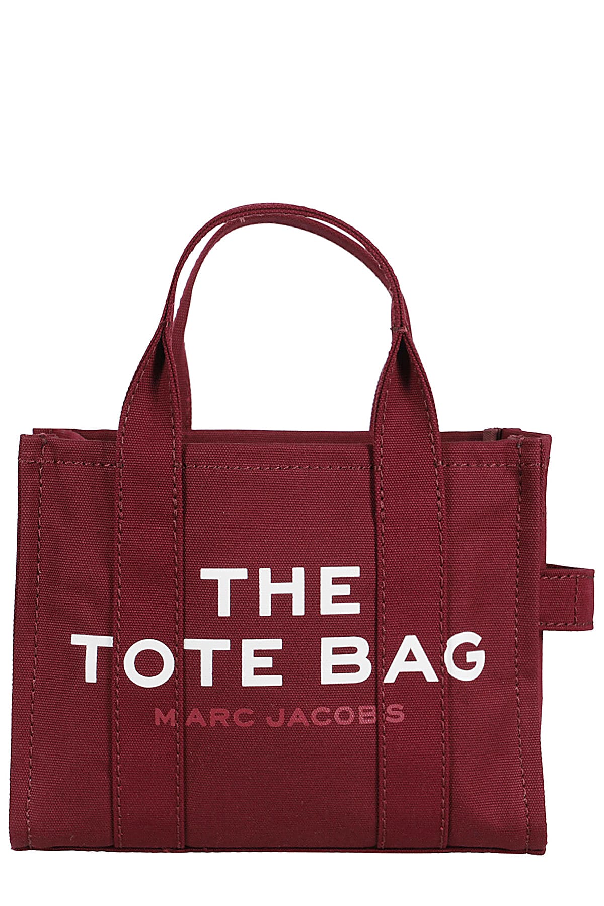 Shop Marc Jacobs The Small Tote In Oxblood