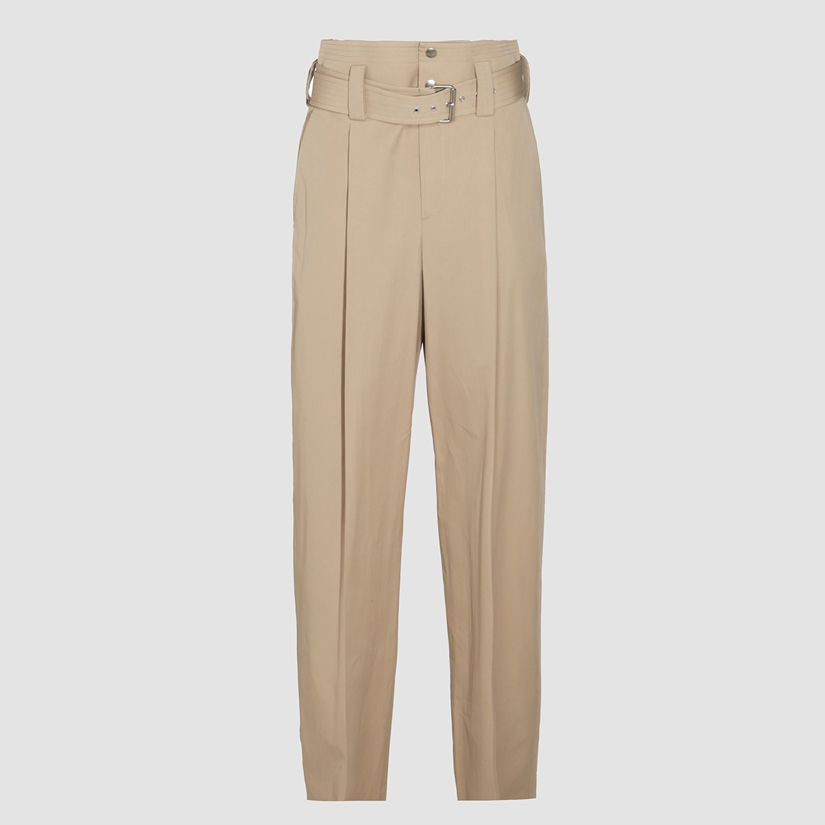 Bottega Veneta Beige Cotton Pants In Brown