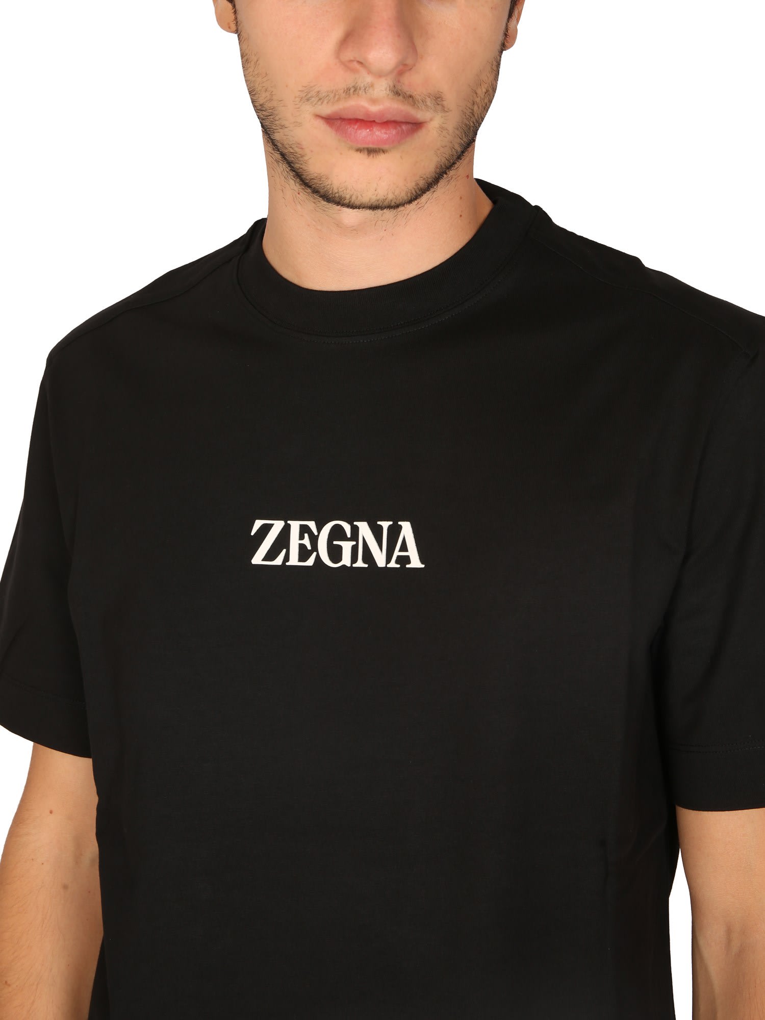 Shop Zegna Crewneck T-shirt