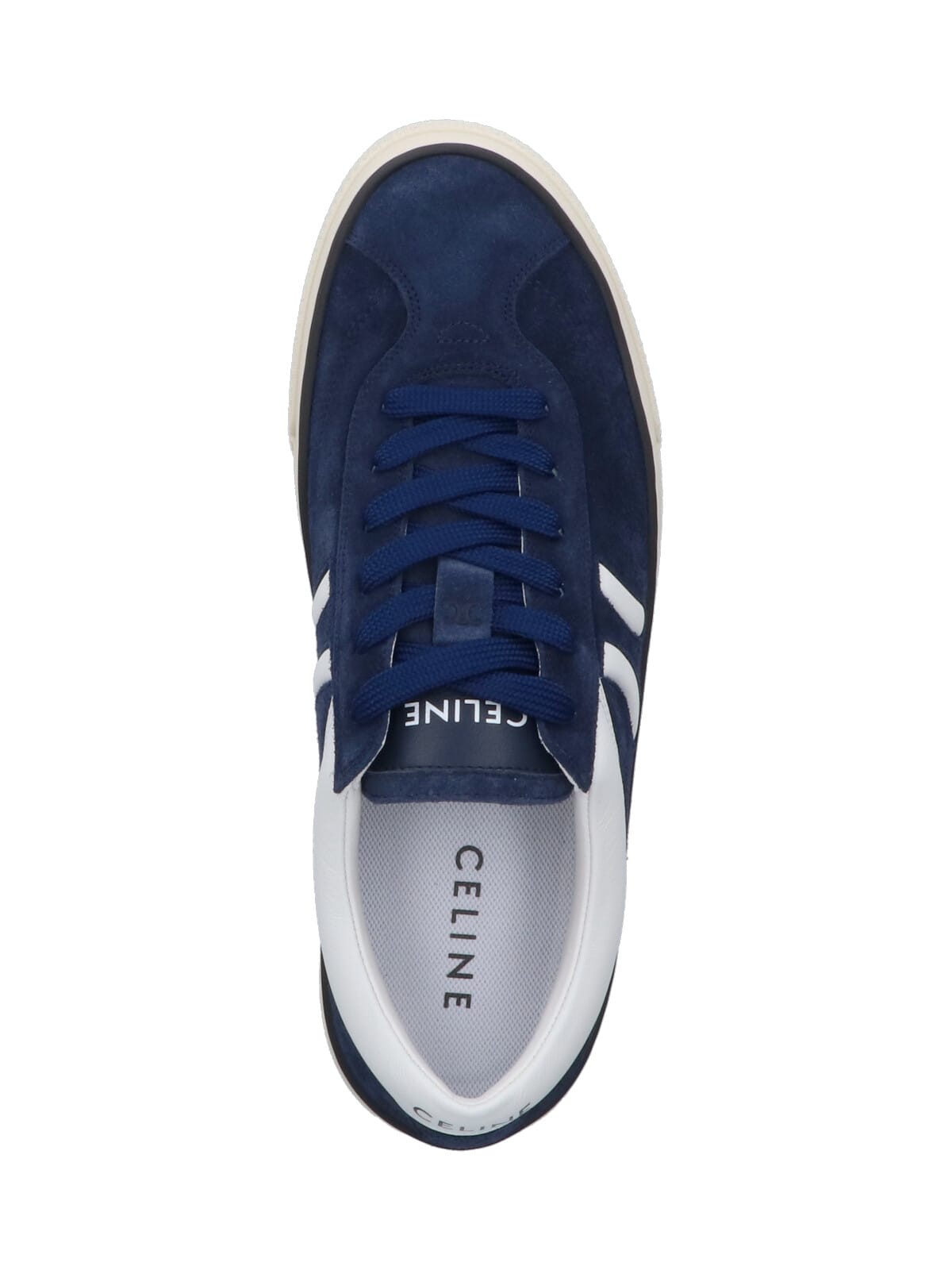Celine Leather-trimmed Suede Sneakers