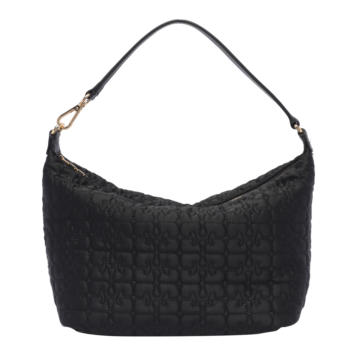 Ganni Medium Butterfly Hand Bag In Black