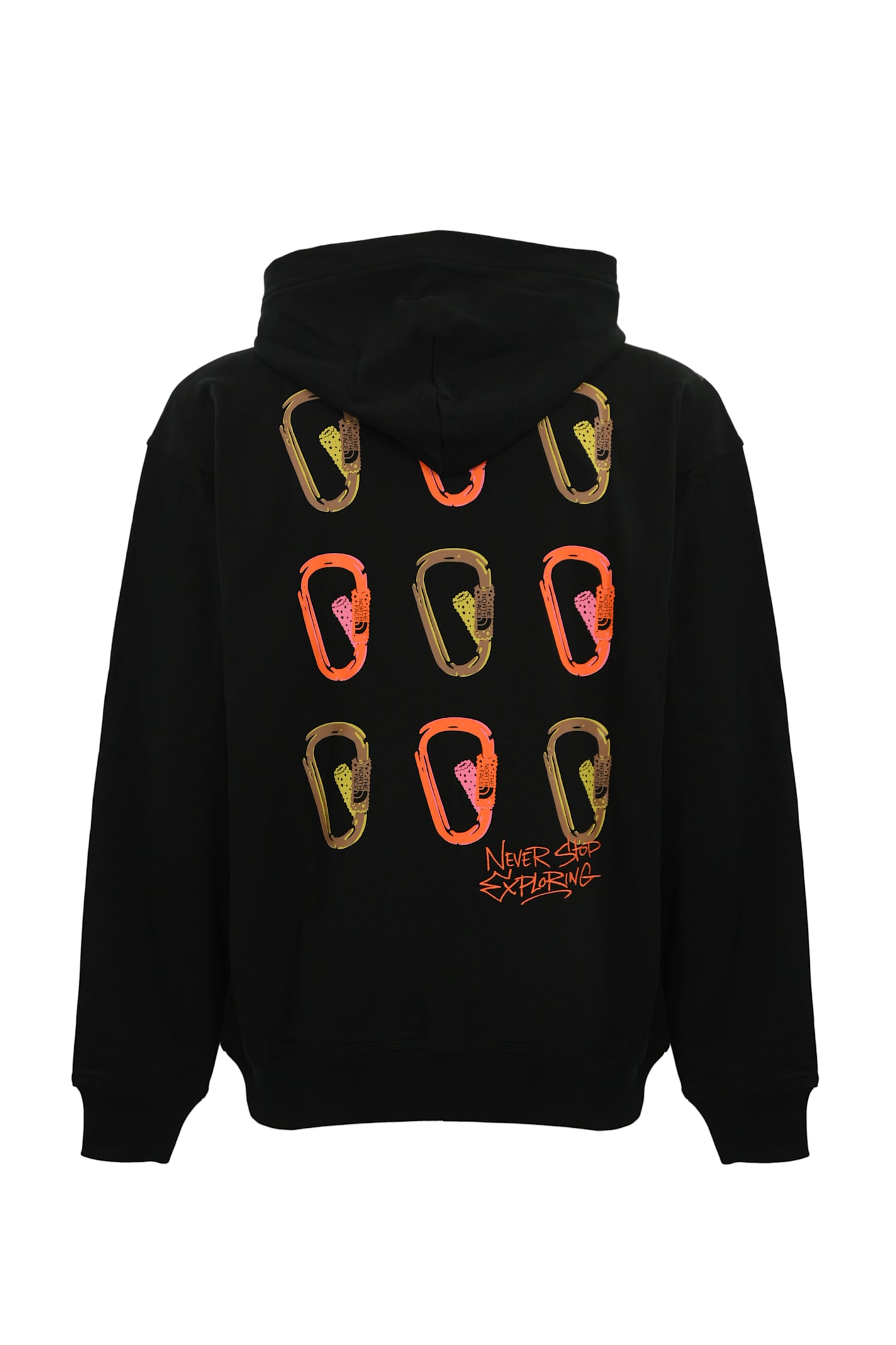 The North Face Hoodie With Adjustable Drawstring And Kangaroo Pocket In Black