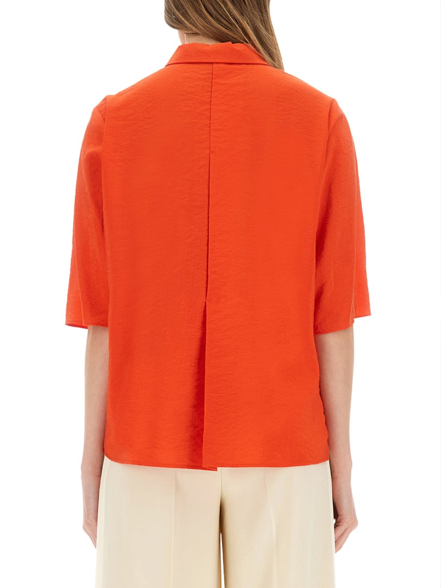 ALYSI SILK CANVAS SHIRT