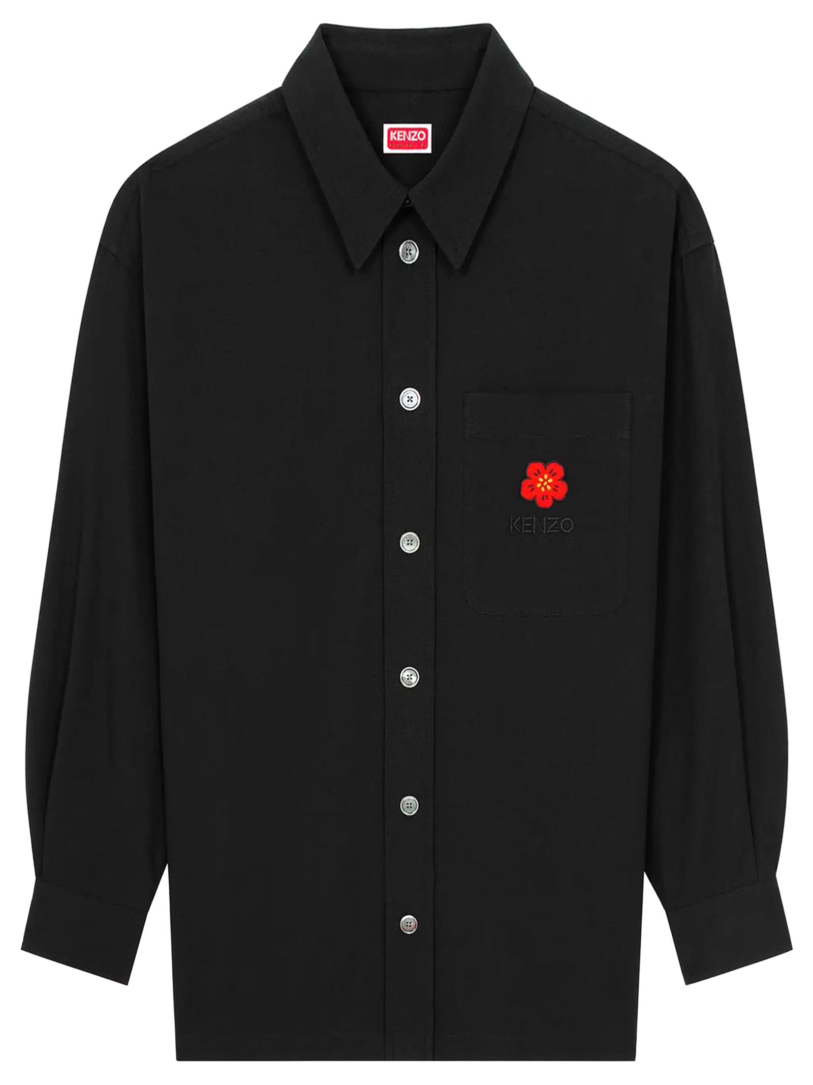 KENZO OVERSIZED BOKE FLOWER CREST SHIRT