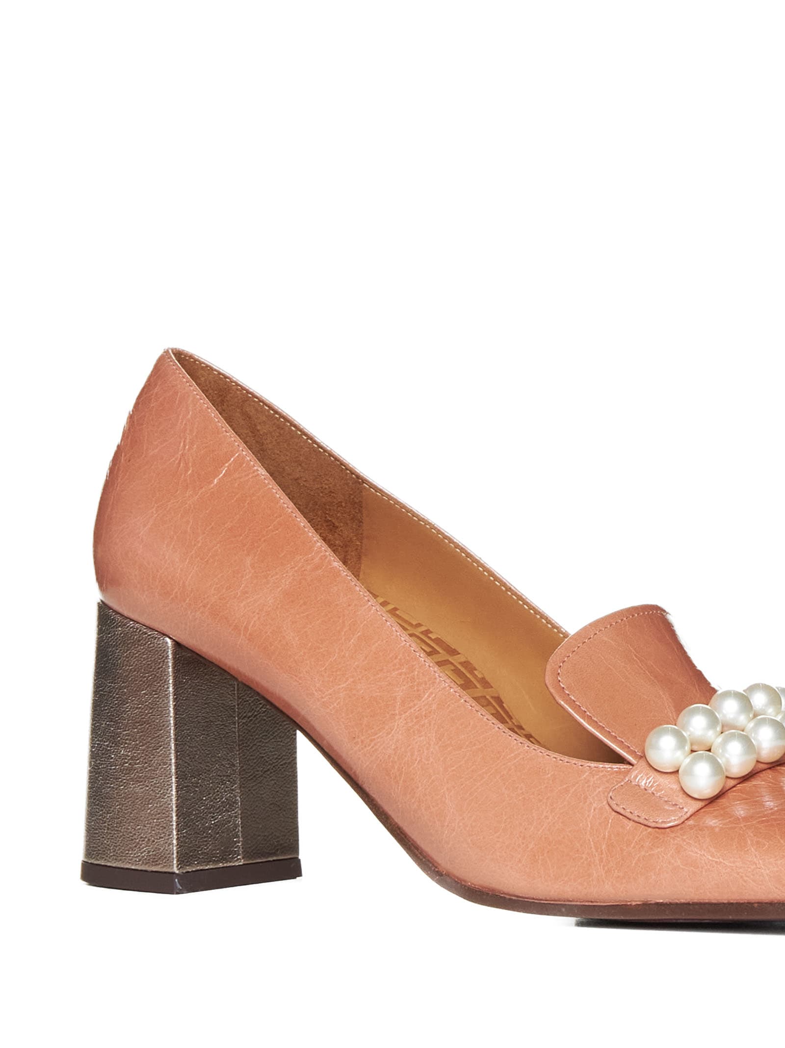 Shop Chie Mihara High-heeled Shoe In Peach