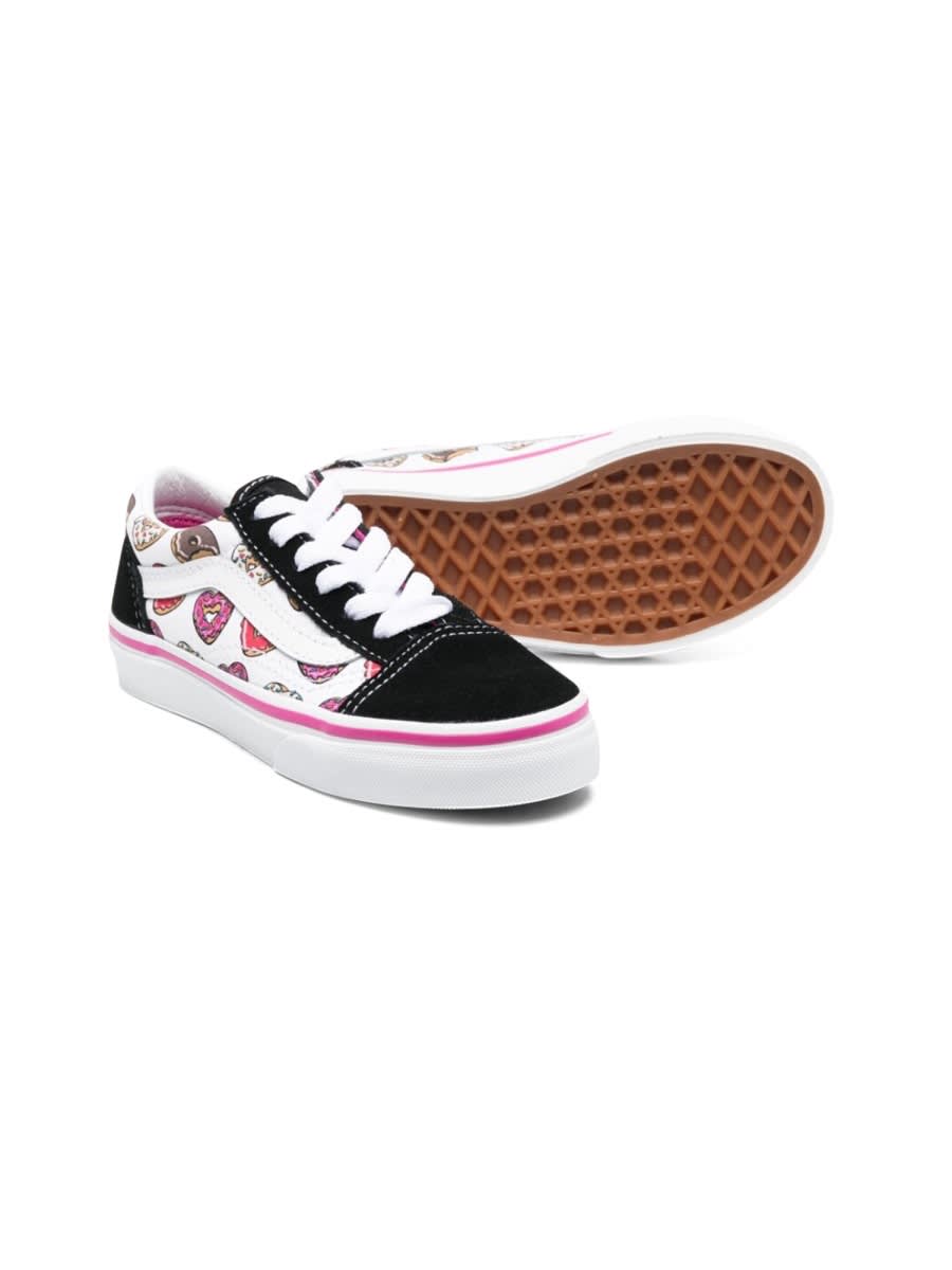 Vans Love Old Skool Printed Sneakers In Multicolour