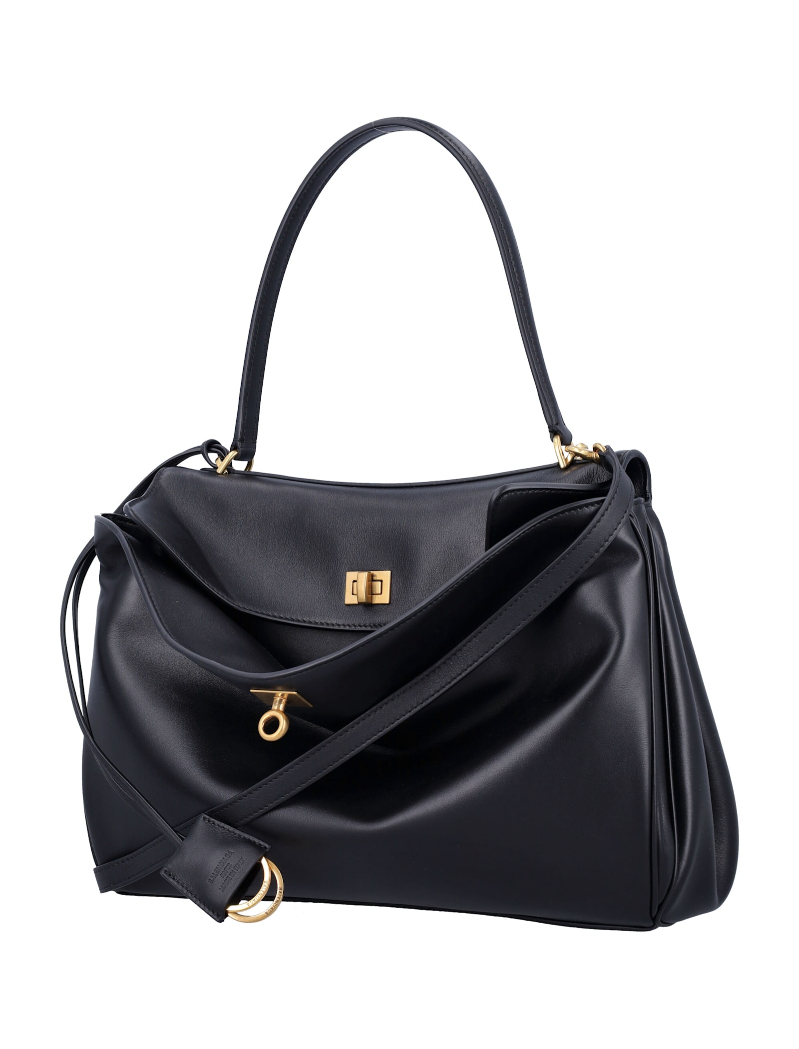 Balenciaga Rodeo Medium Handbag In Black