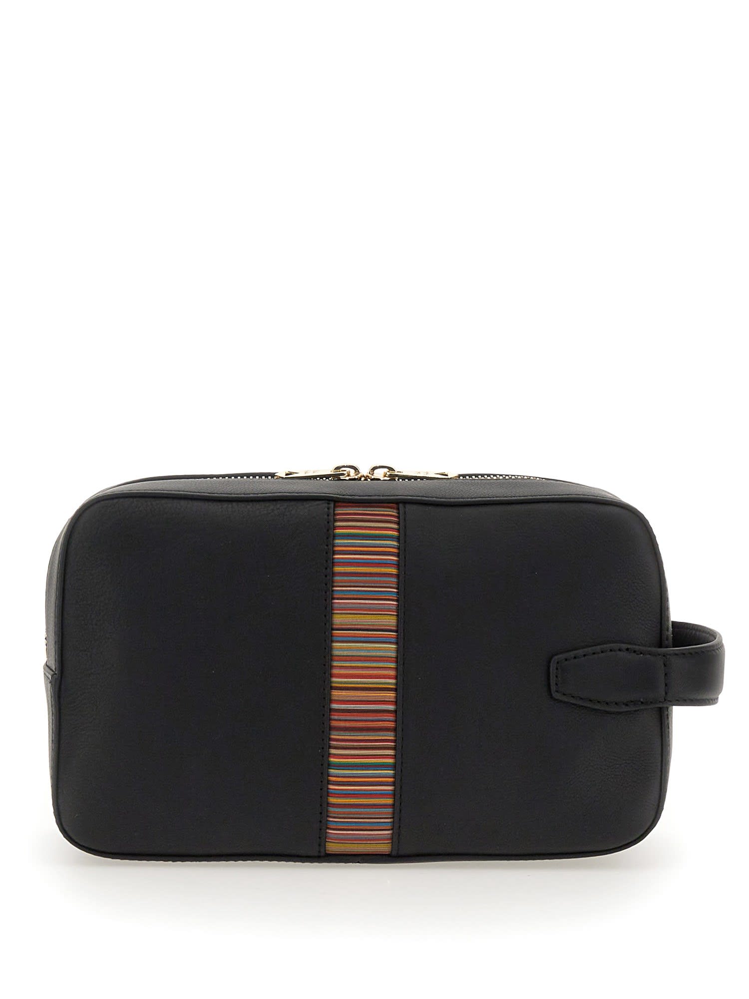 Shop Paul Smith Clutch Bag With Logo In Black