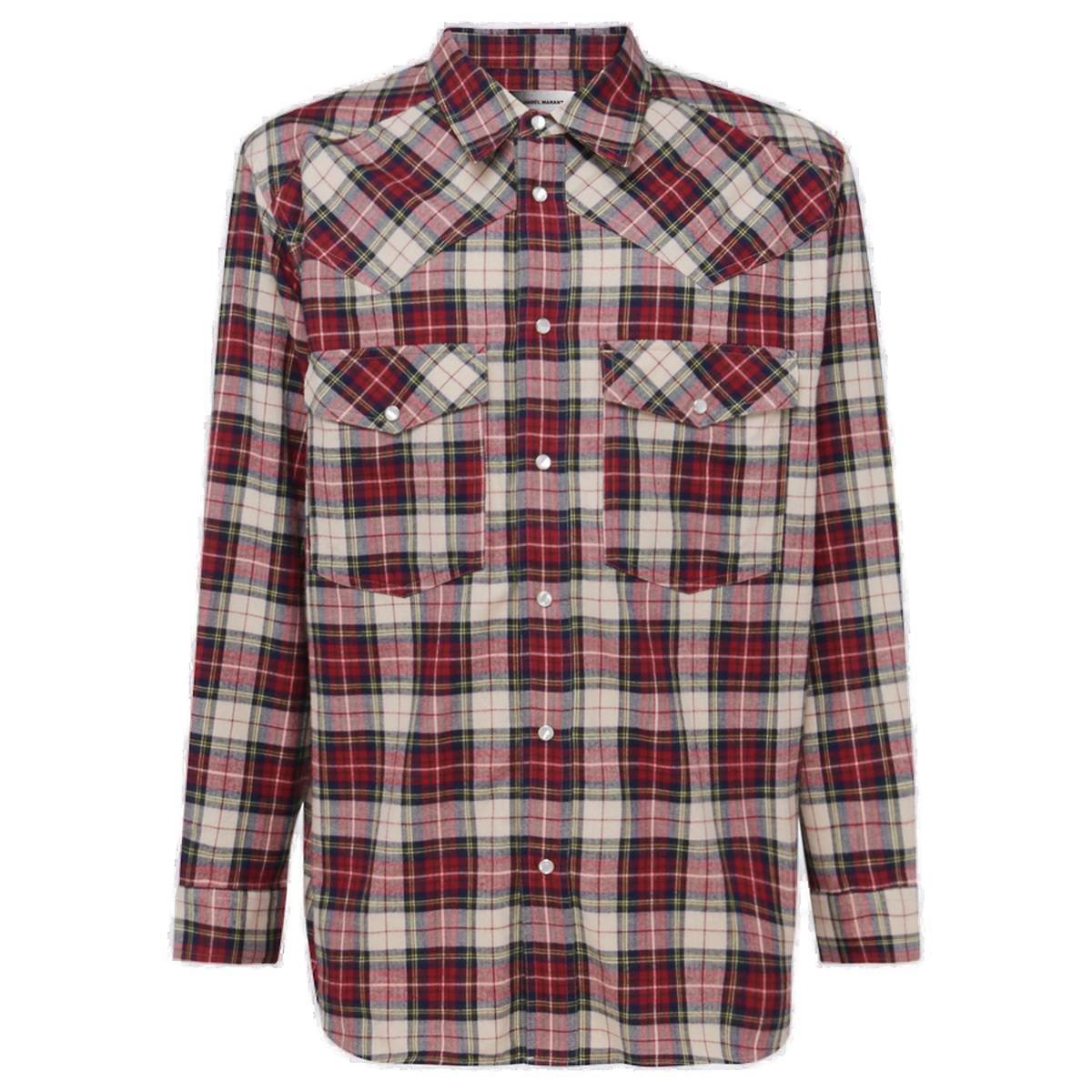 Isabel Marant Checked Buttoned Shirt