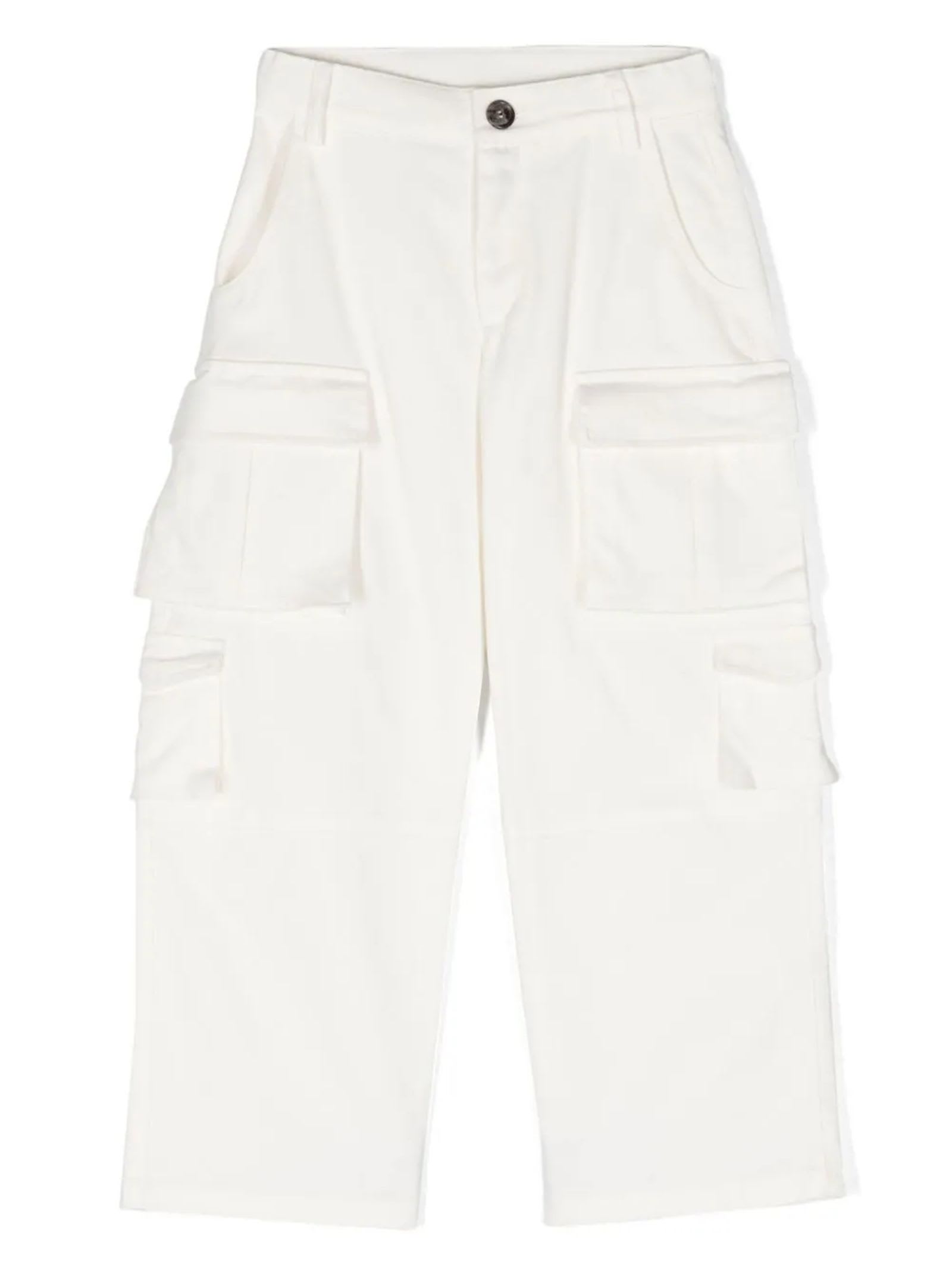 Shop Douuod Trousers White