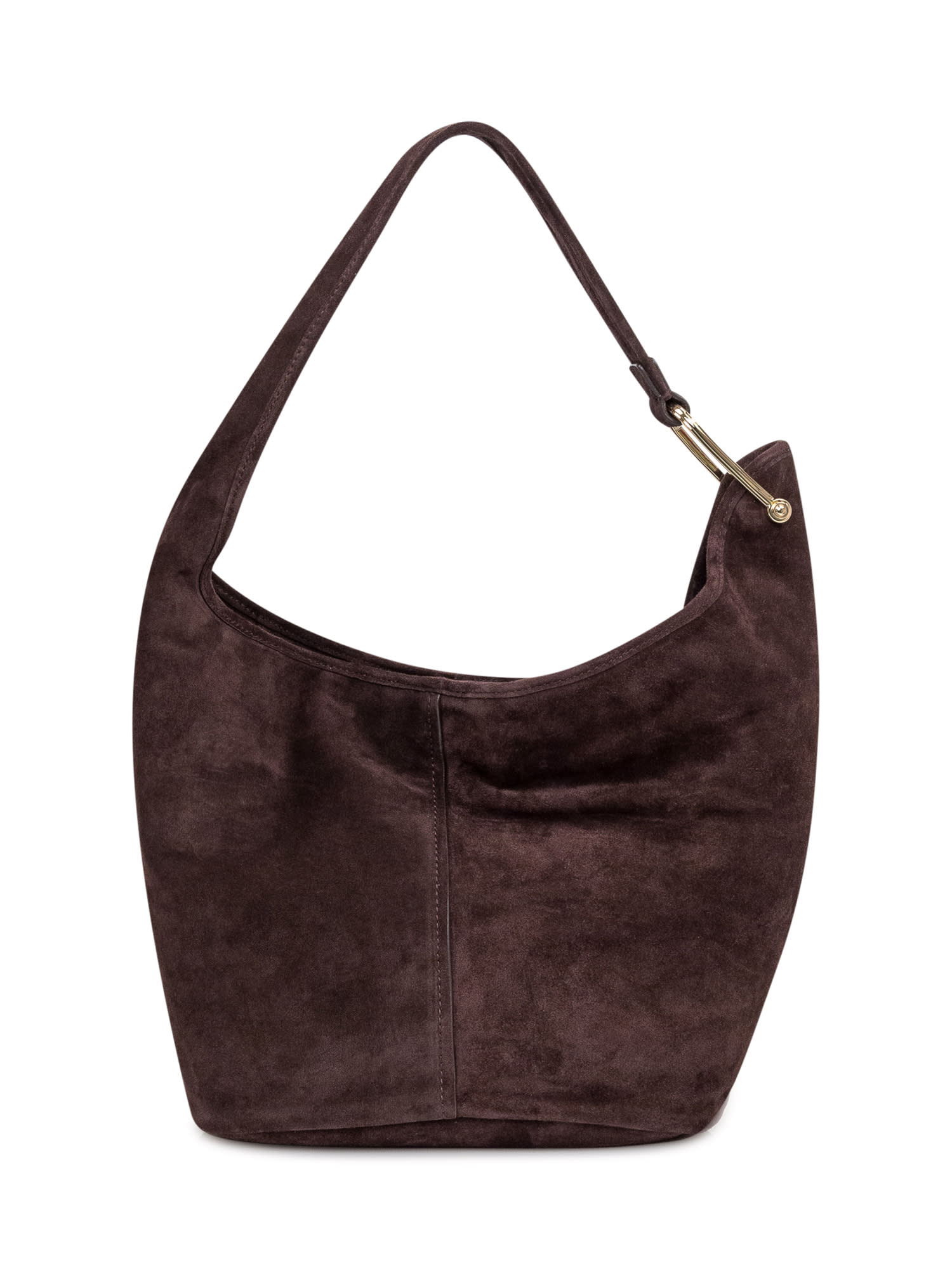 Shop Michael Michael Kors Sonny Hobo Bag In Chocolate