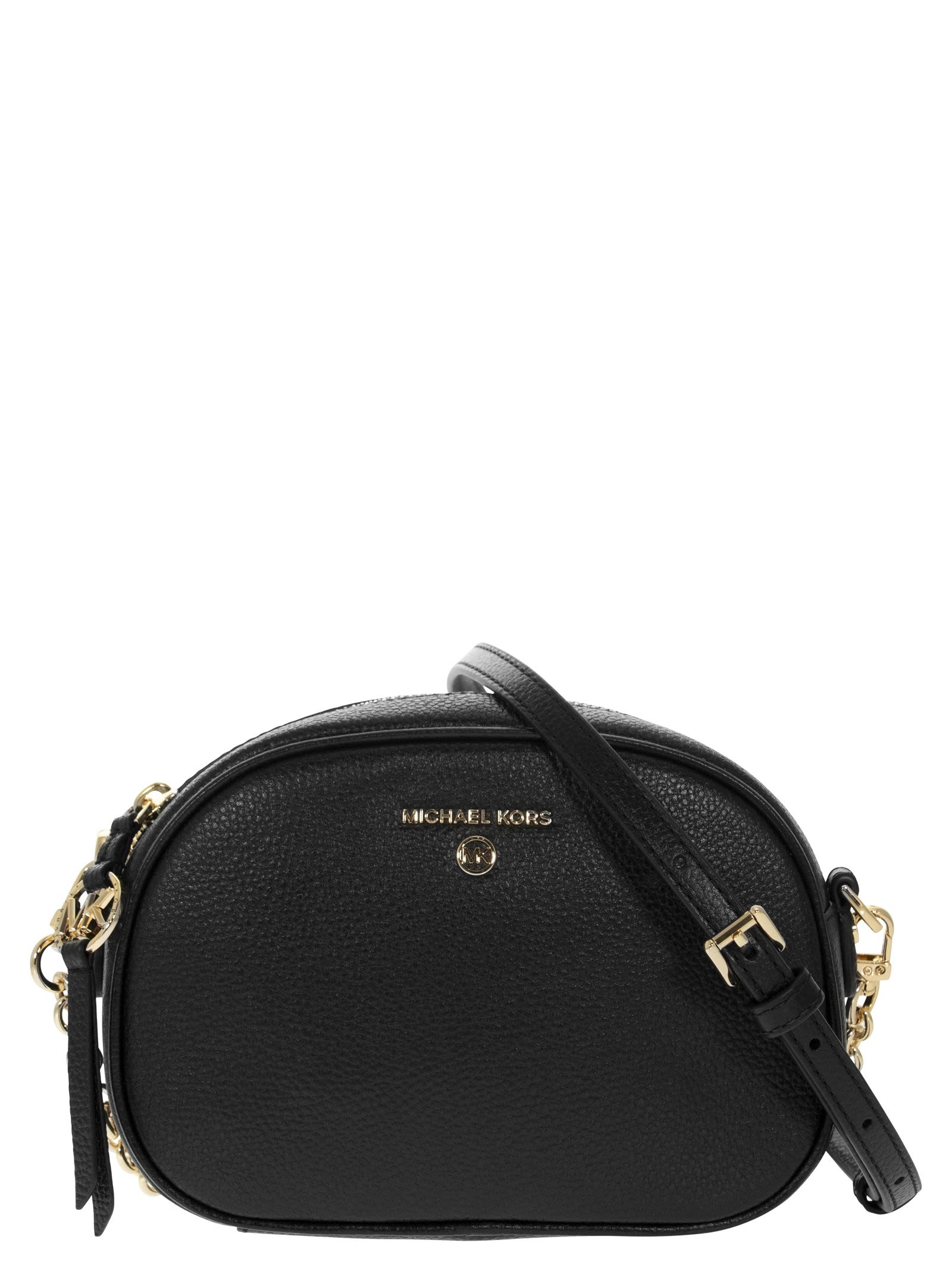 Michael Kors Small Jet Set Bag In Grained Leather