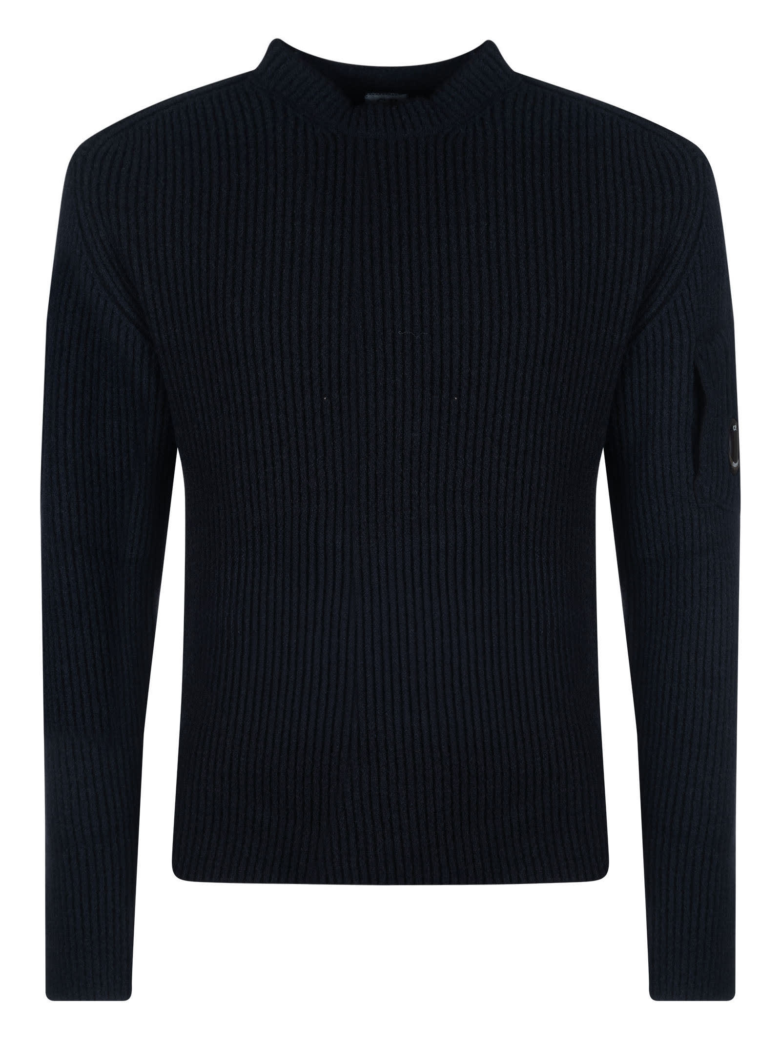 C. P. Company Crewneck Ribbed Sweater