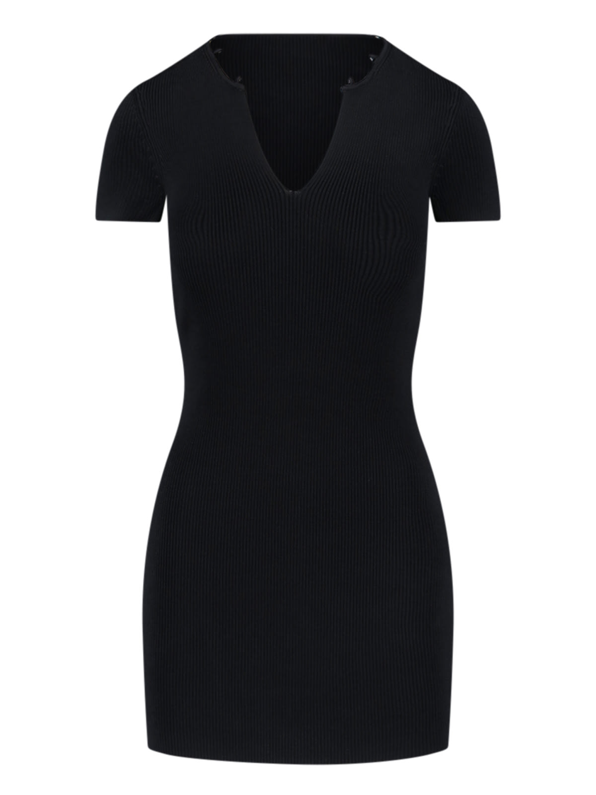 Viscose Blend Mini Dress