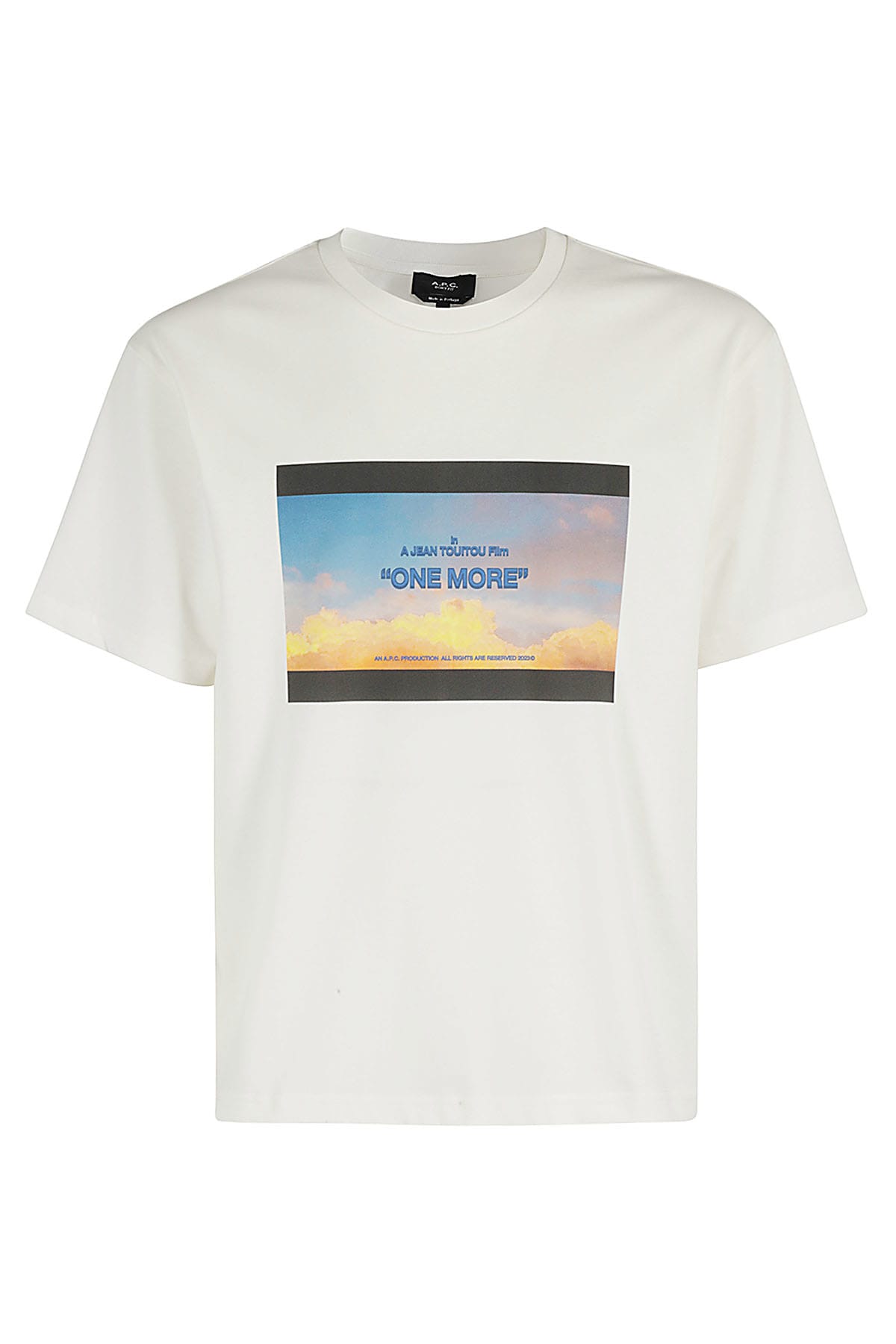 Apc Open-necked Black Shirt In Aab White