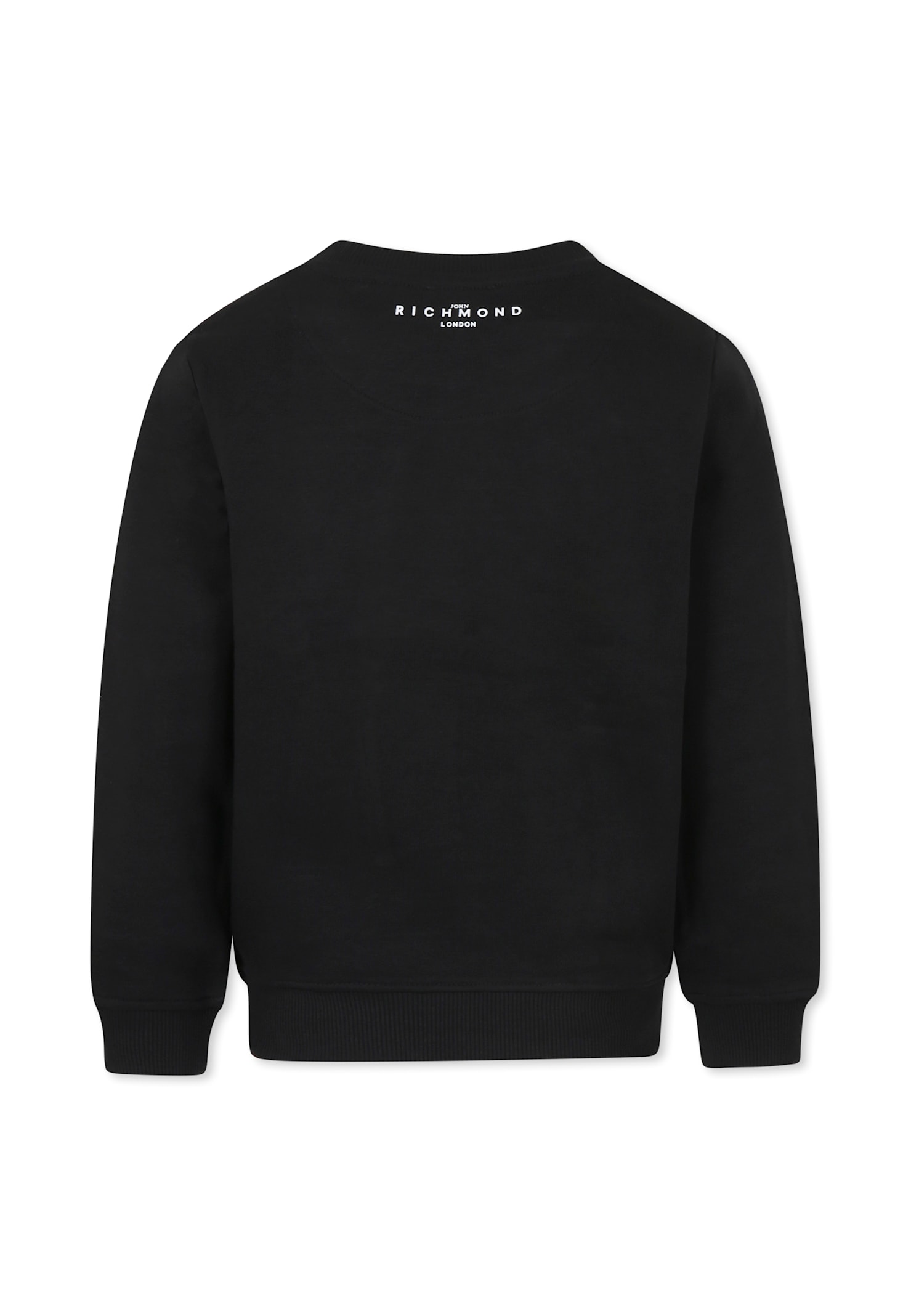 Richmond Black Sweatshirt For Kids With Logo In Black