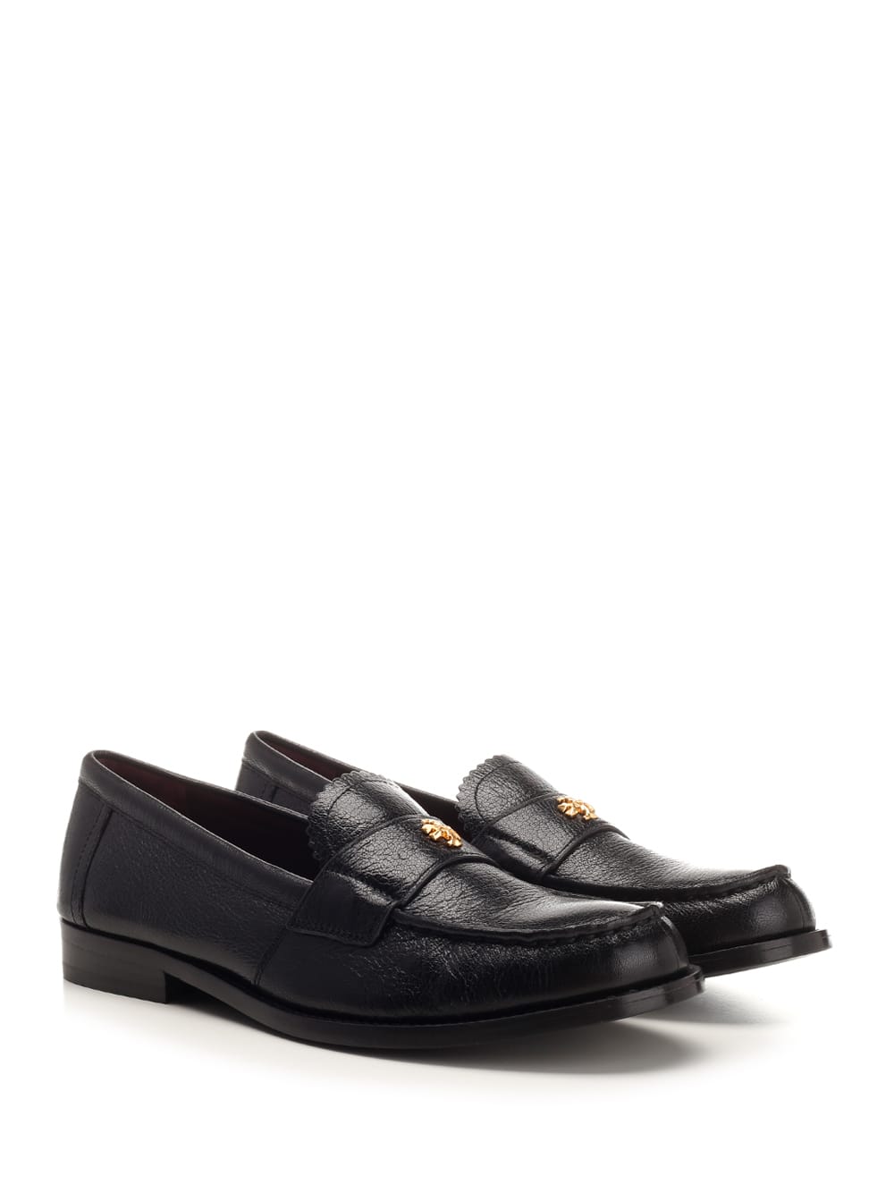 Shop Tory Burch Perry Loafer Flat Shoes In Black