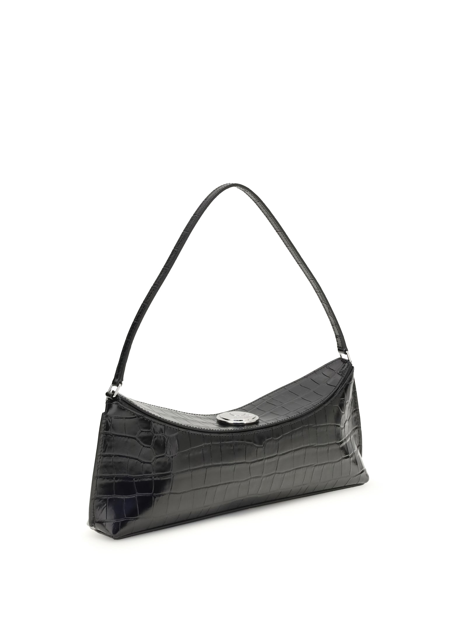 Jacquemus Women Ovalo Shoulder Bag In Black