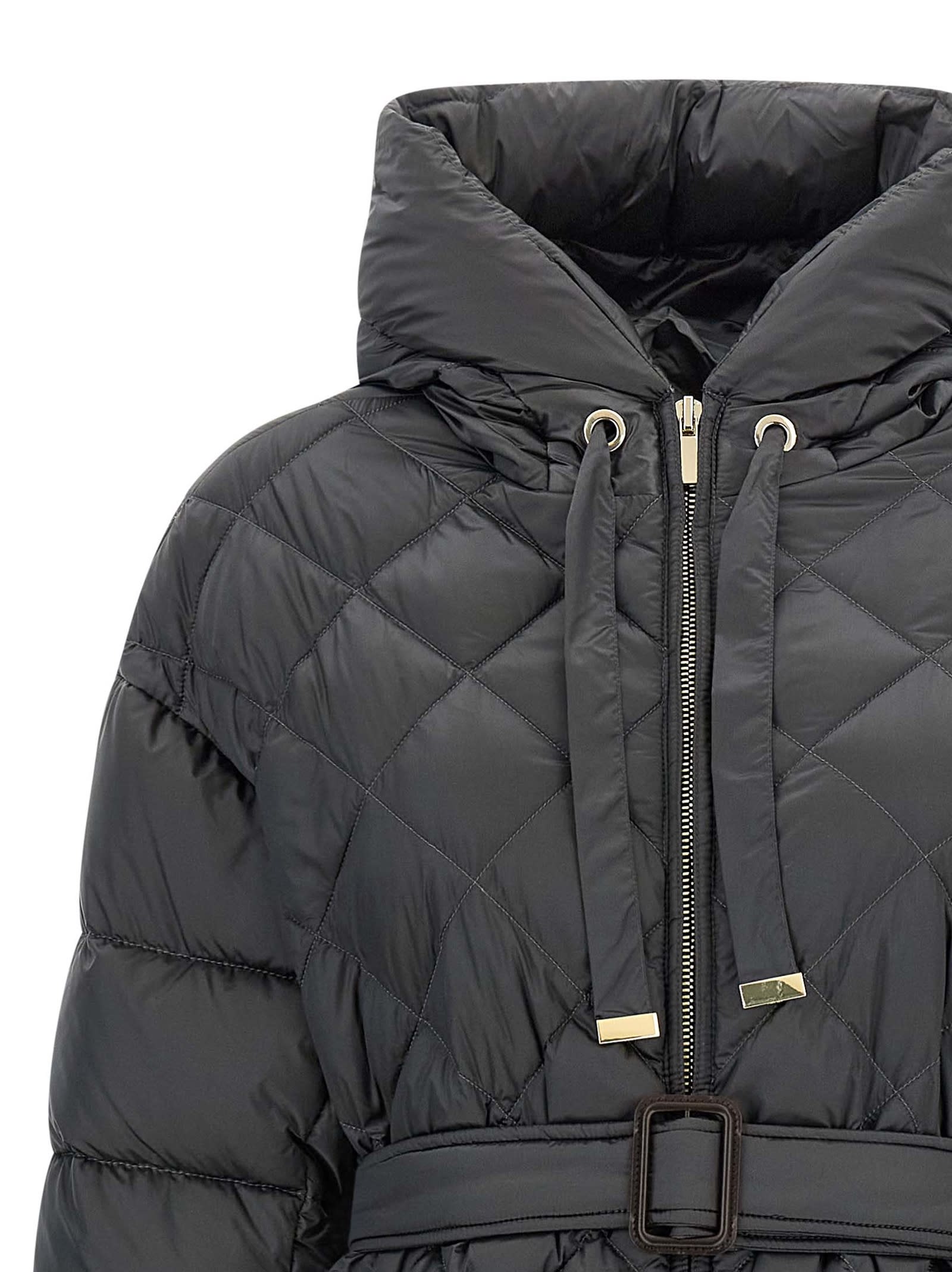 Max Mara The Cube Trepar Down Jacket In Gray