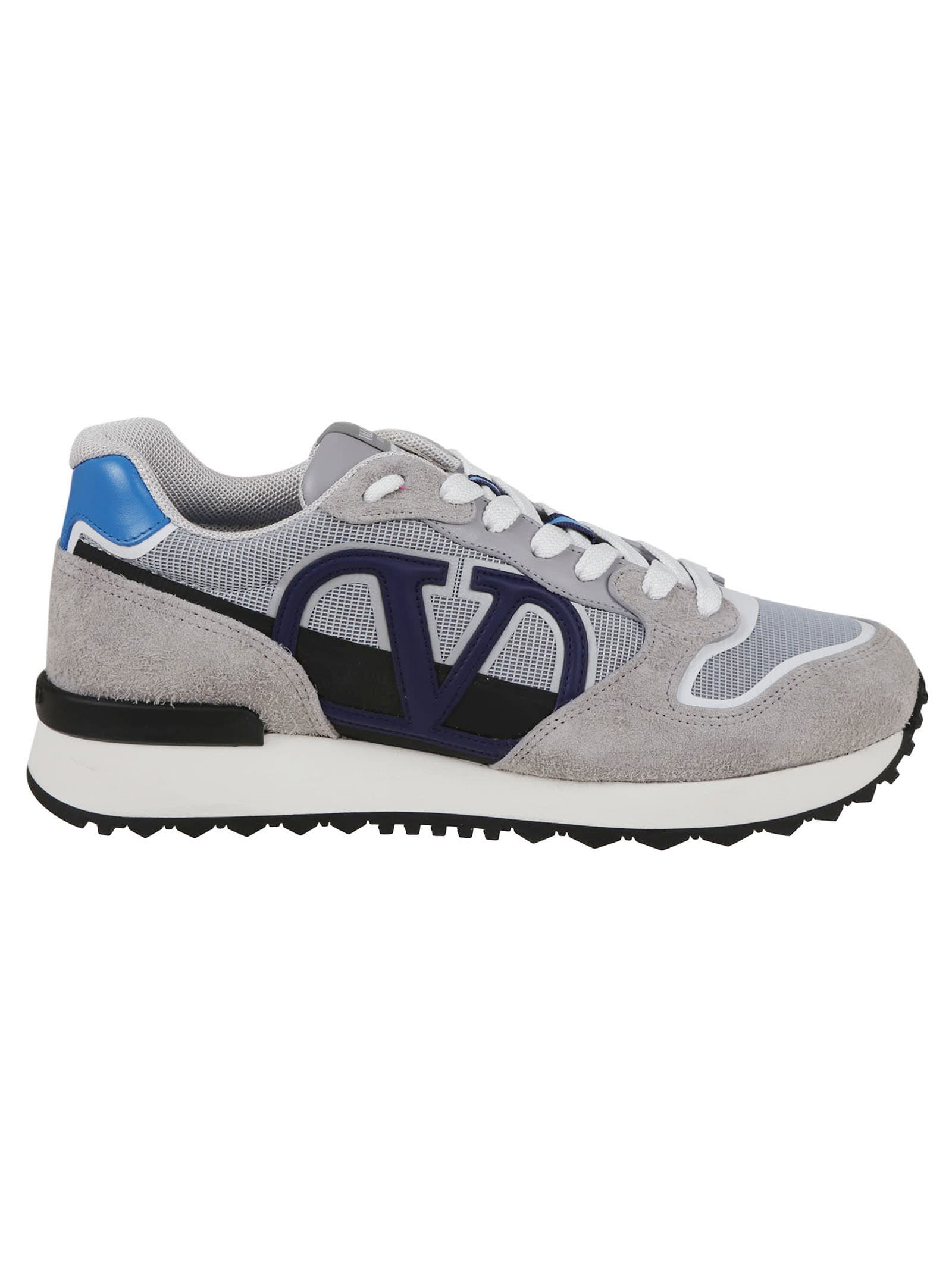 Shop Valentino Sneaker Vlogo Pace In Mjm P Gr P G P G Light Blu Delft B Blue B Ne