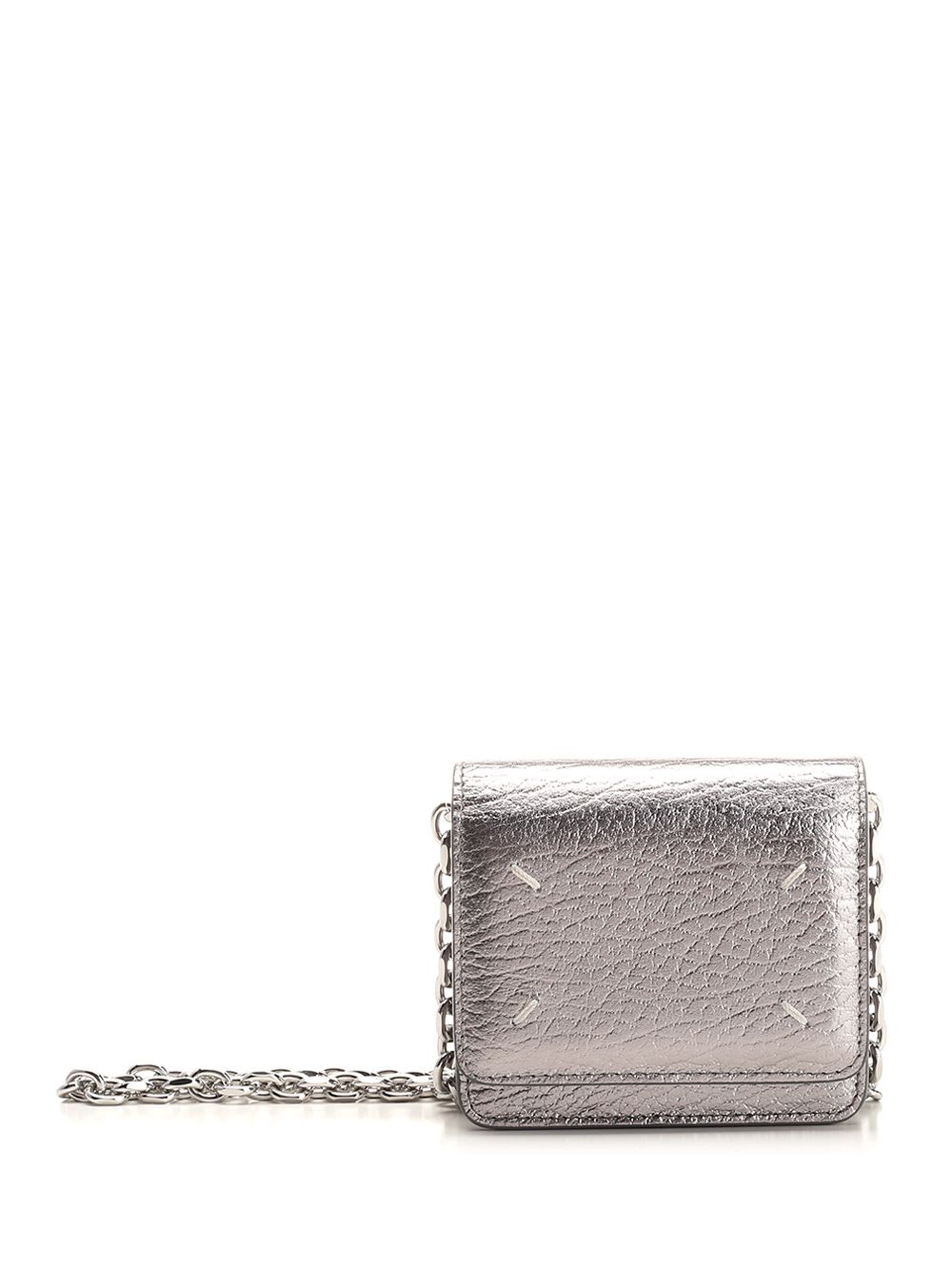 Shop Maison Margiela Four Stitches Small Wallet In Grey