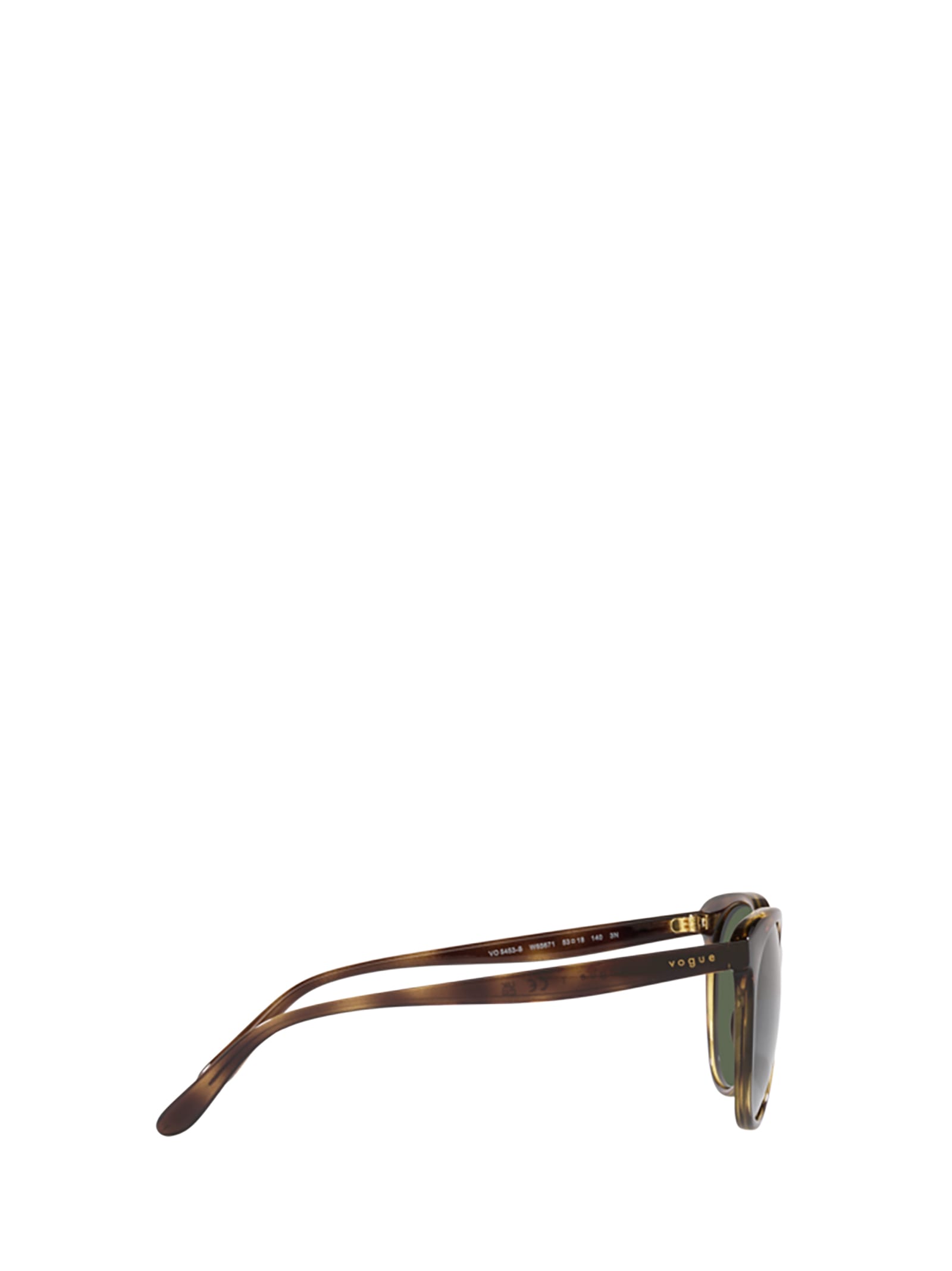 Shop Vogue Eyewear Vo5453s Dark Havana Sunglasses