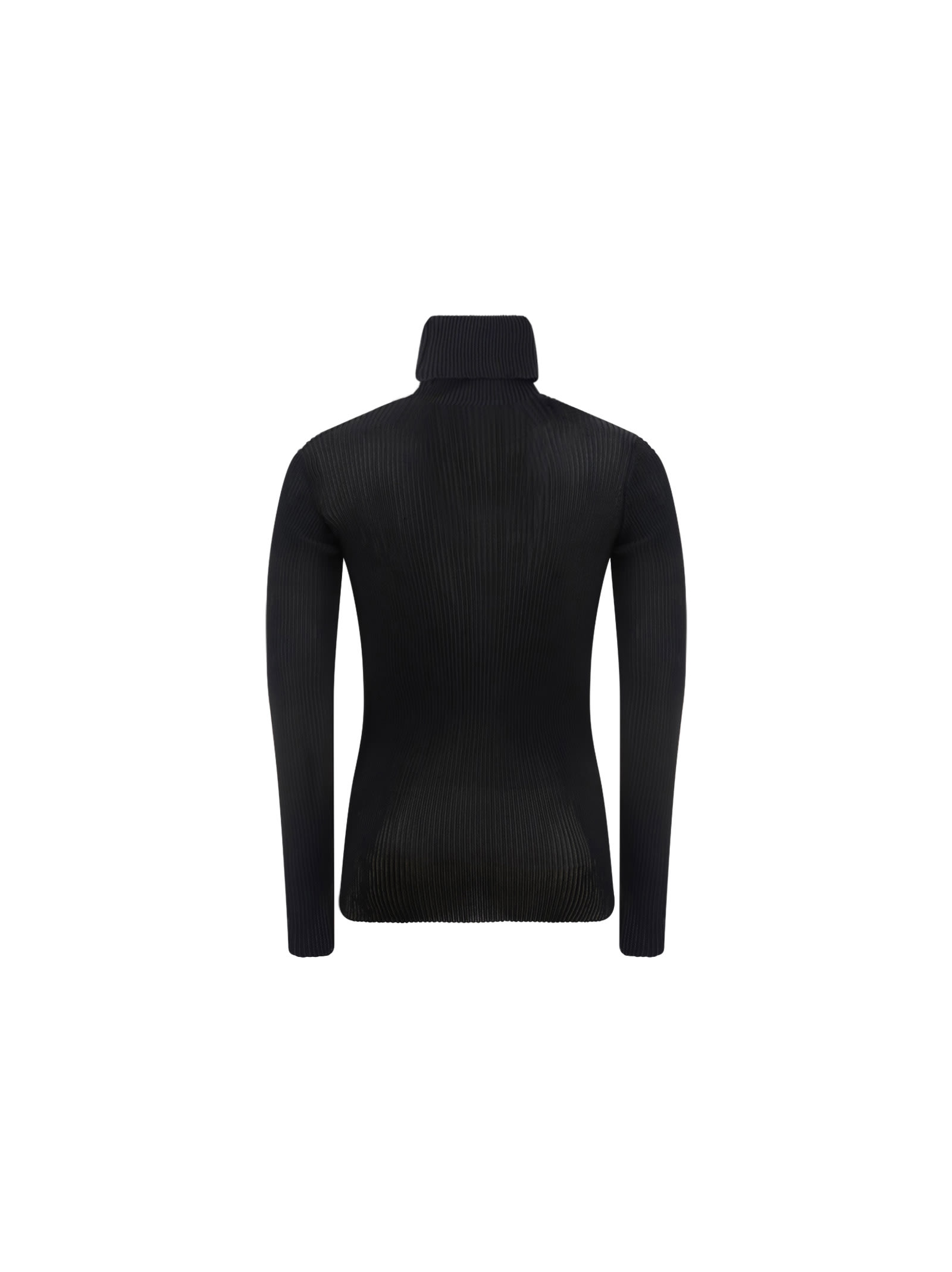 Shop Off-white Turtleneck Sweater In Nero