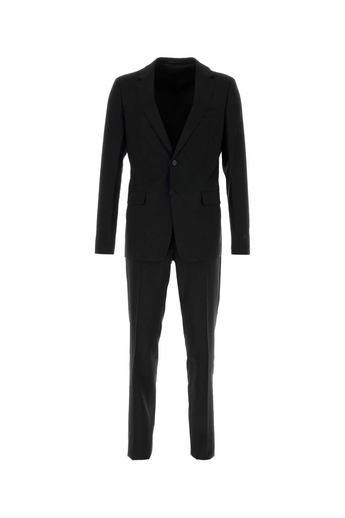 Prada Black Wool Blend Suit - Prada - Modalova