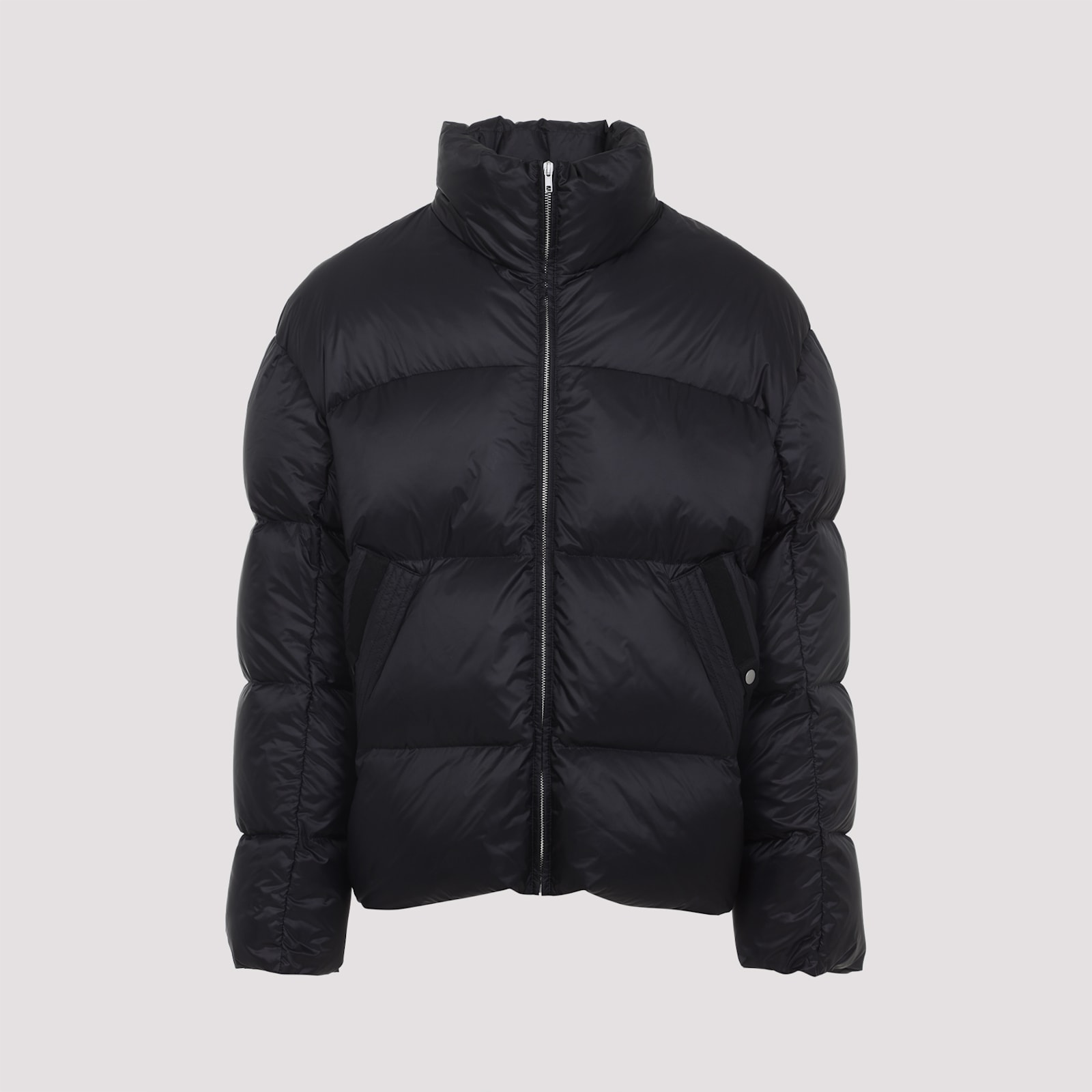 Mordecai Modern Puffer Jacket With High Collar In Black