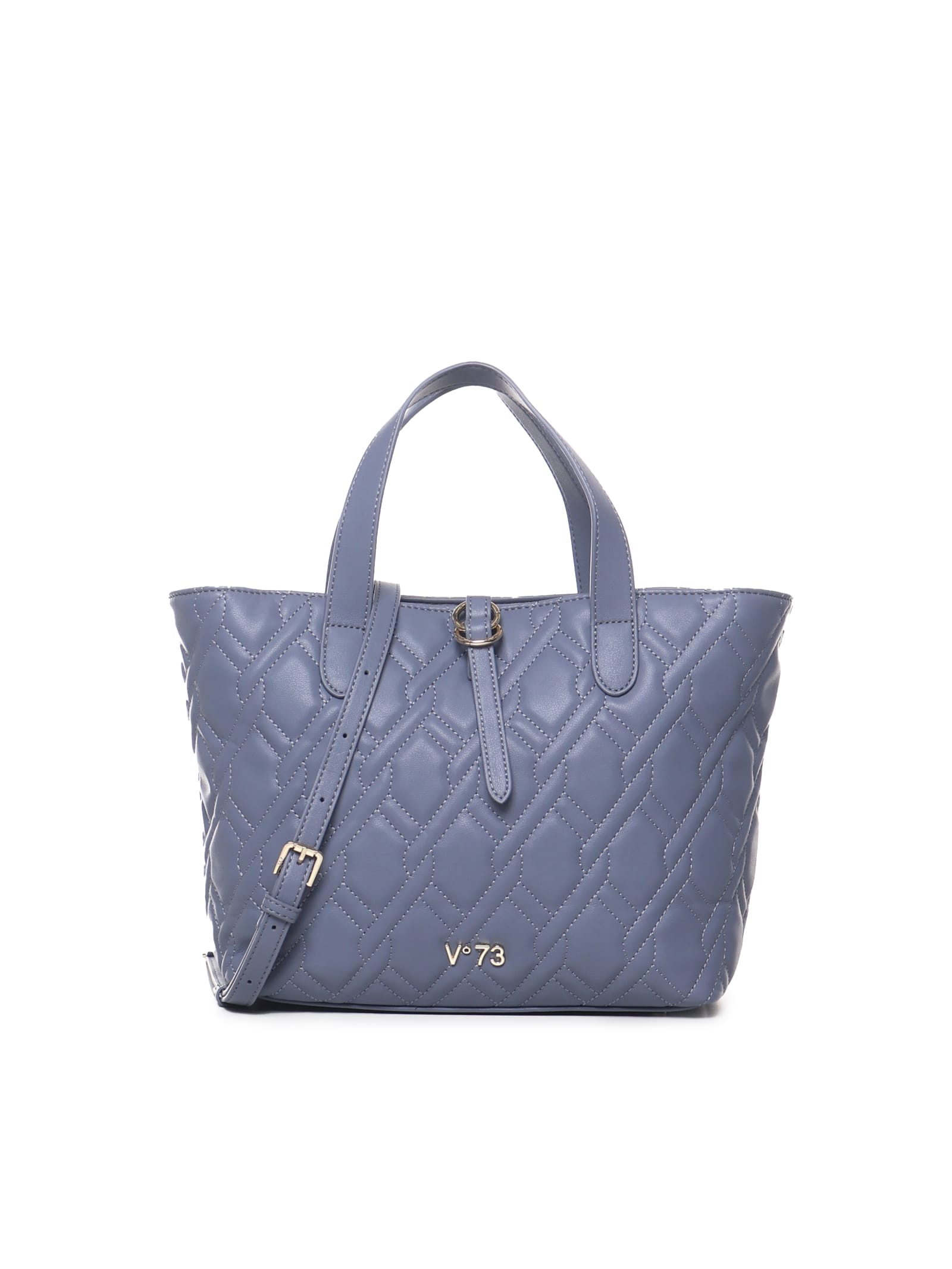 V73 Shopping Bag Ecopelle Margaret In Denim