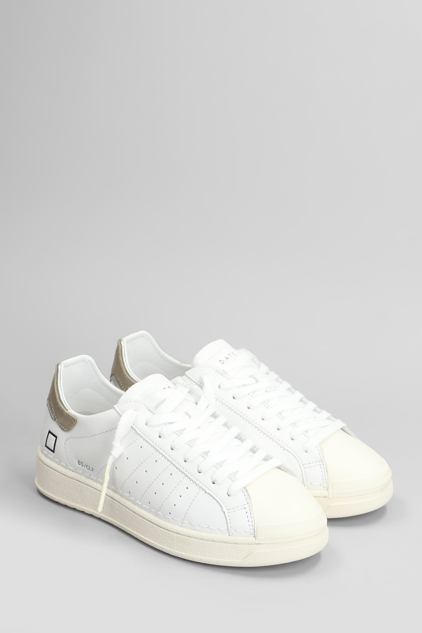 Shop Date Base Sneakers In White Leather