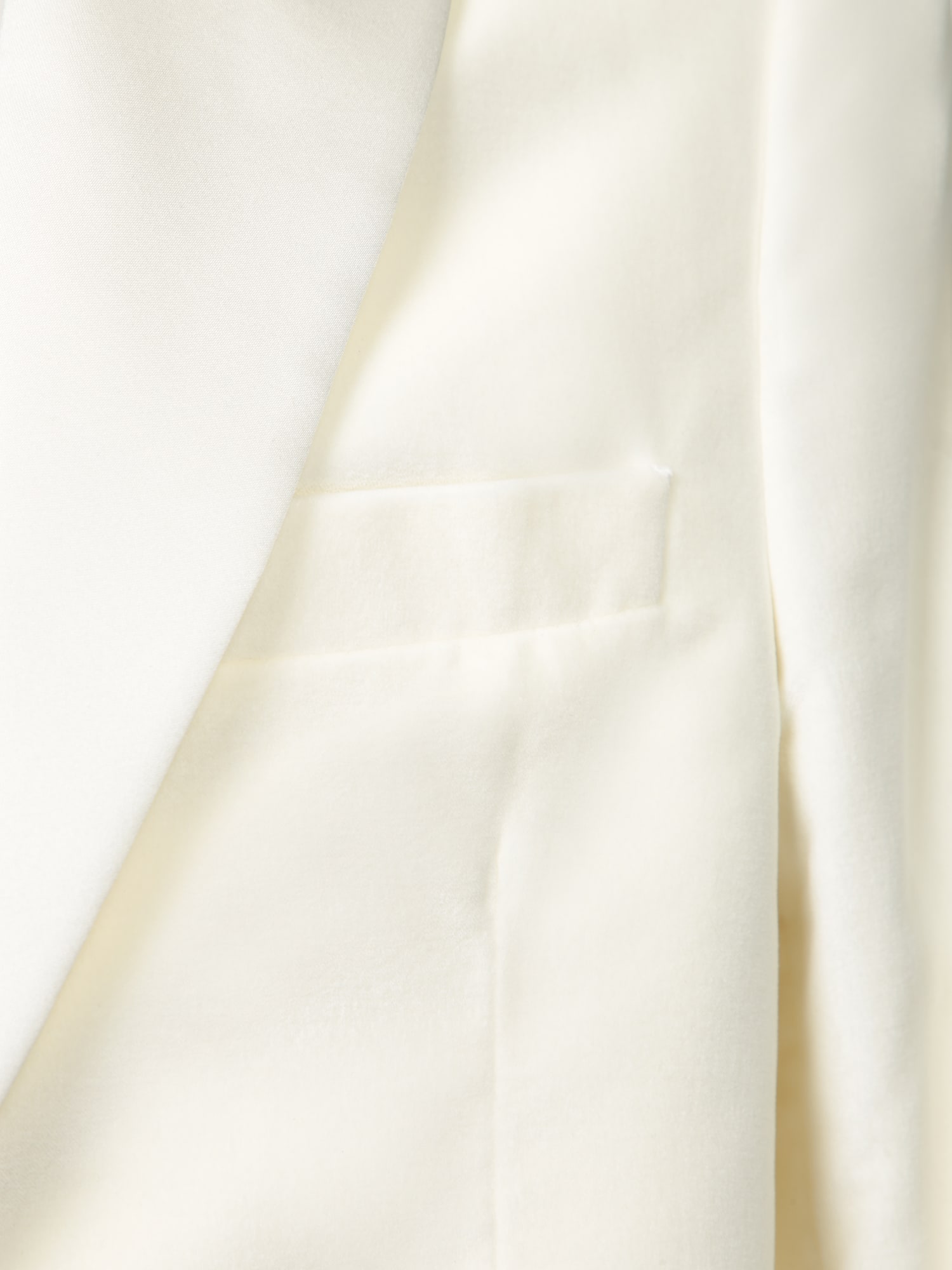 Shop Paul Smith White Velvet Smoking Jacket