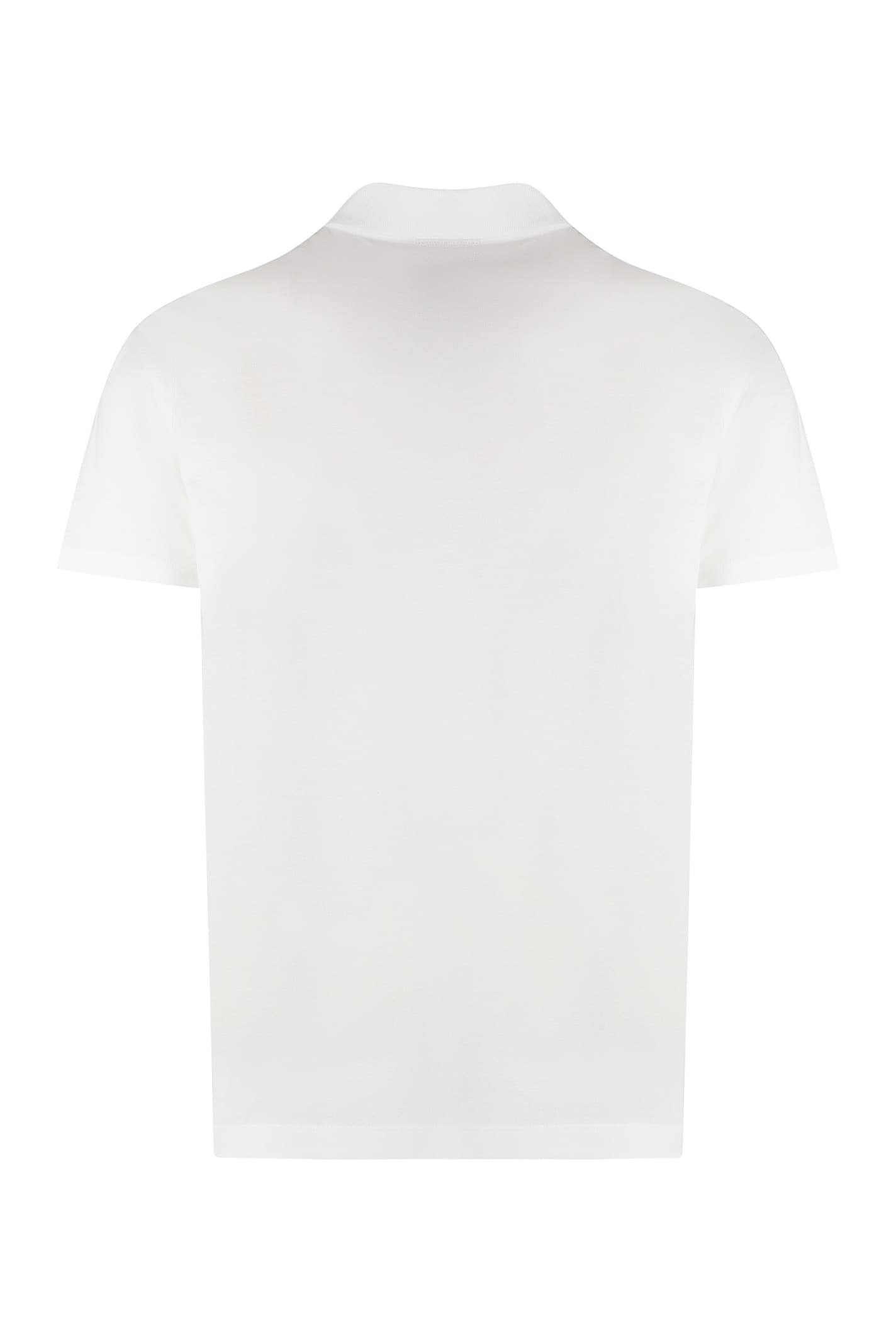 Shop Paul&amp;shark Cotton-piqué Polo Shirt In White