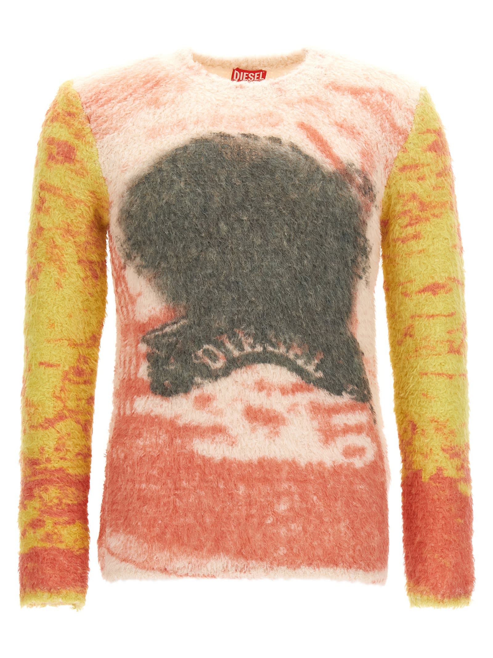 Shop Diesel K-munari Sweater In Multicolor