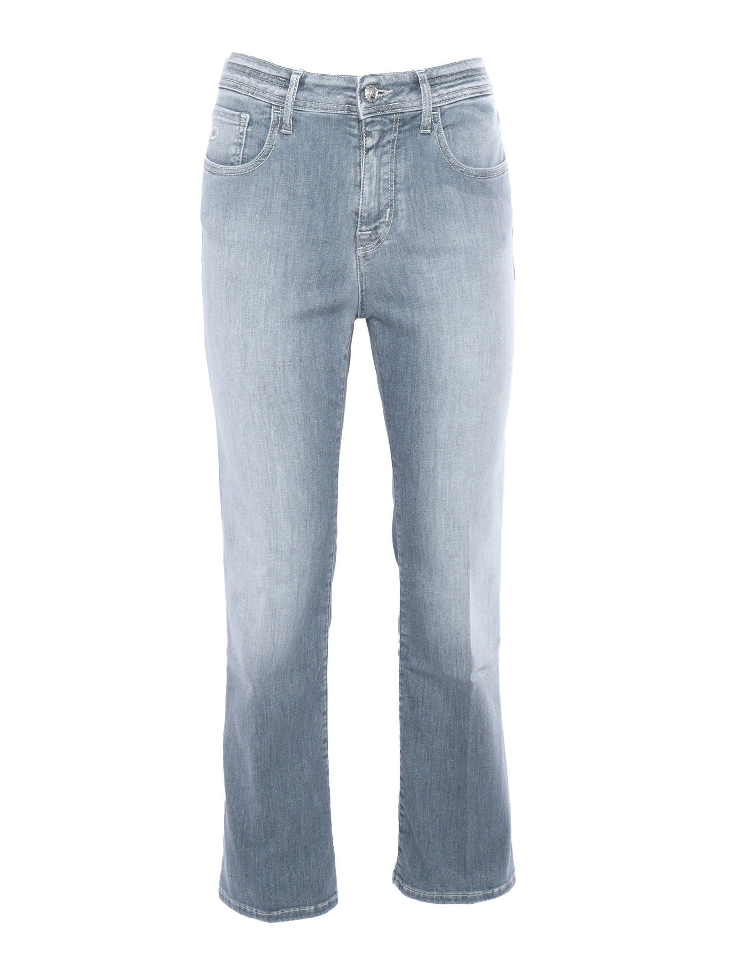 Gray 5 Pocket Jeans