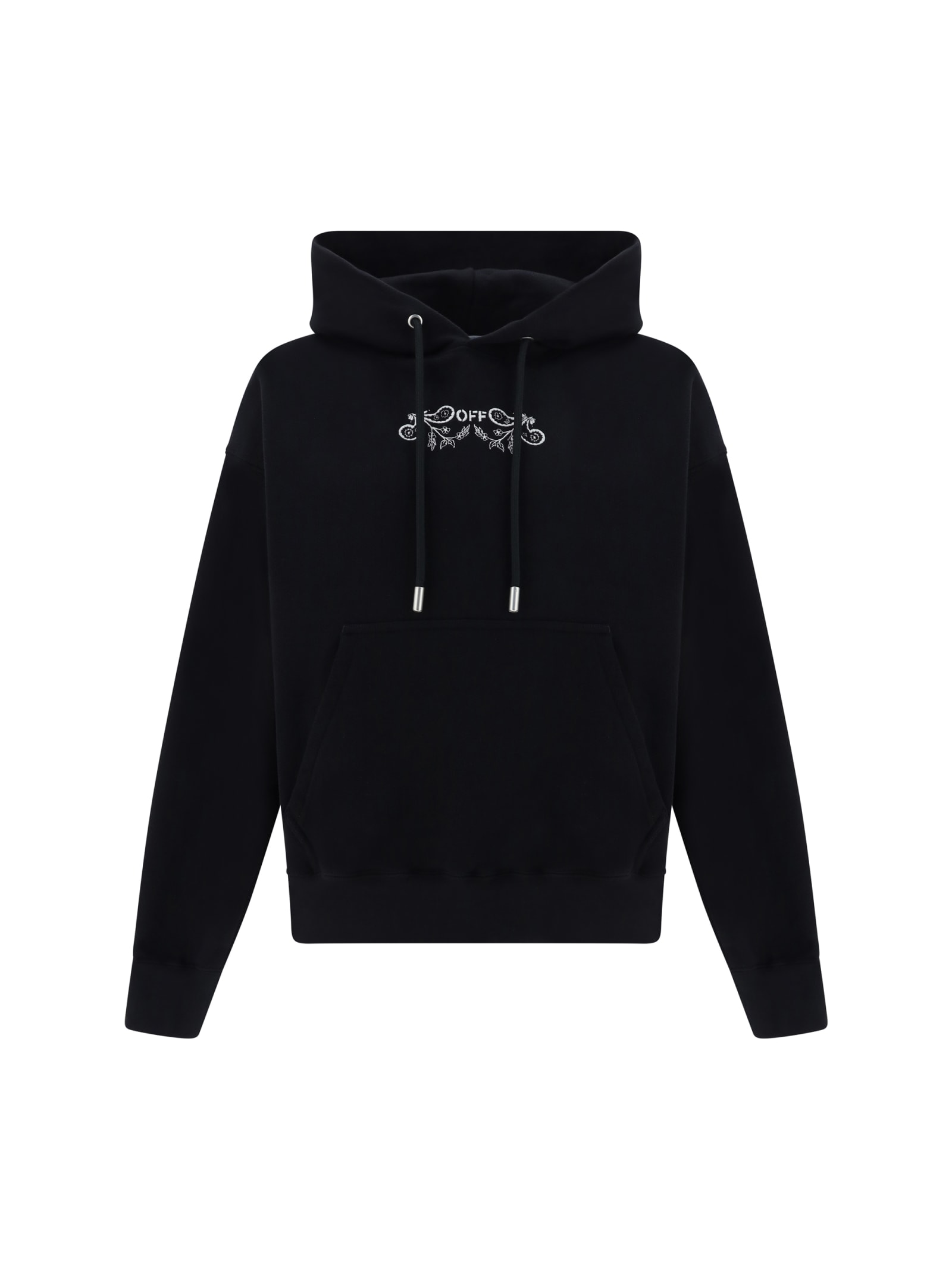 Shop Off-white Hoodie In Black White