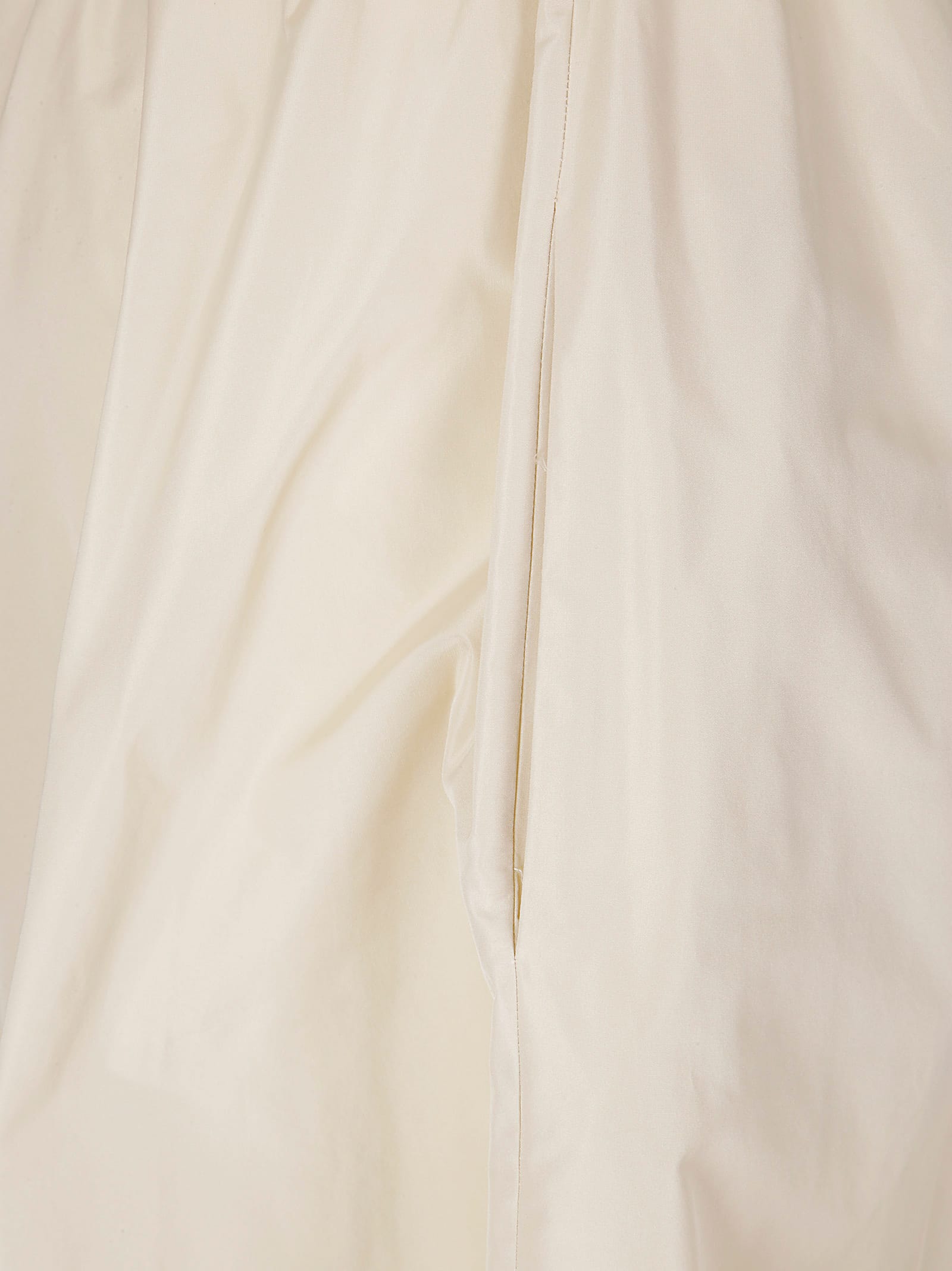 P.a.r.o.s.h Parosh Maxi Skirt With Gathered Elastic Waistband And Flowing Silhouette In Beige
