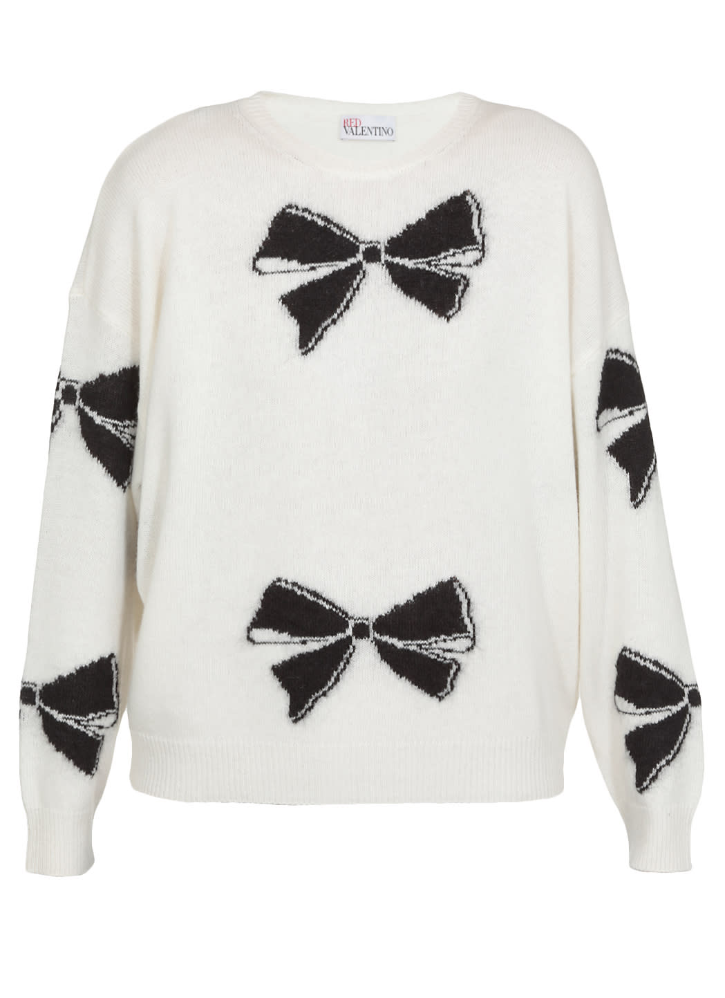 RED Valentino Sweater With Bows Pattern