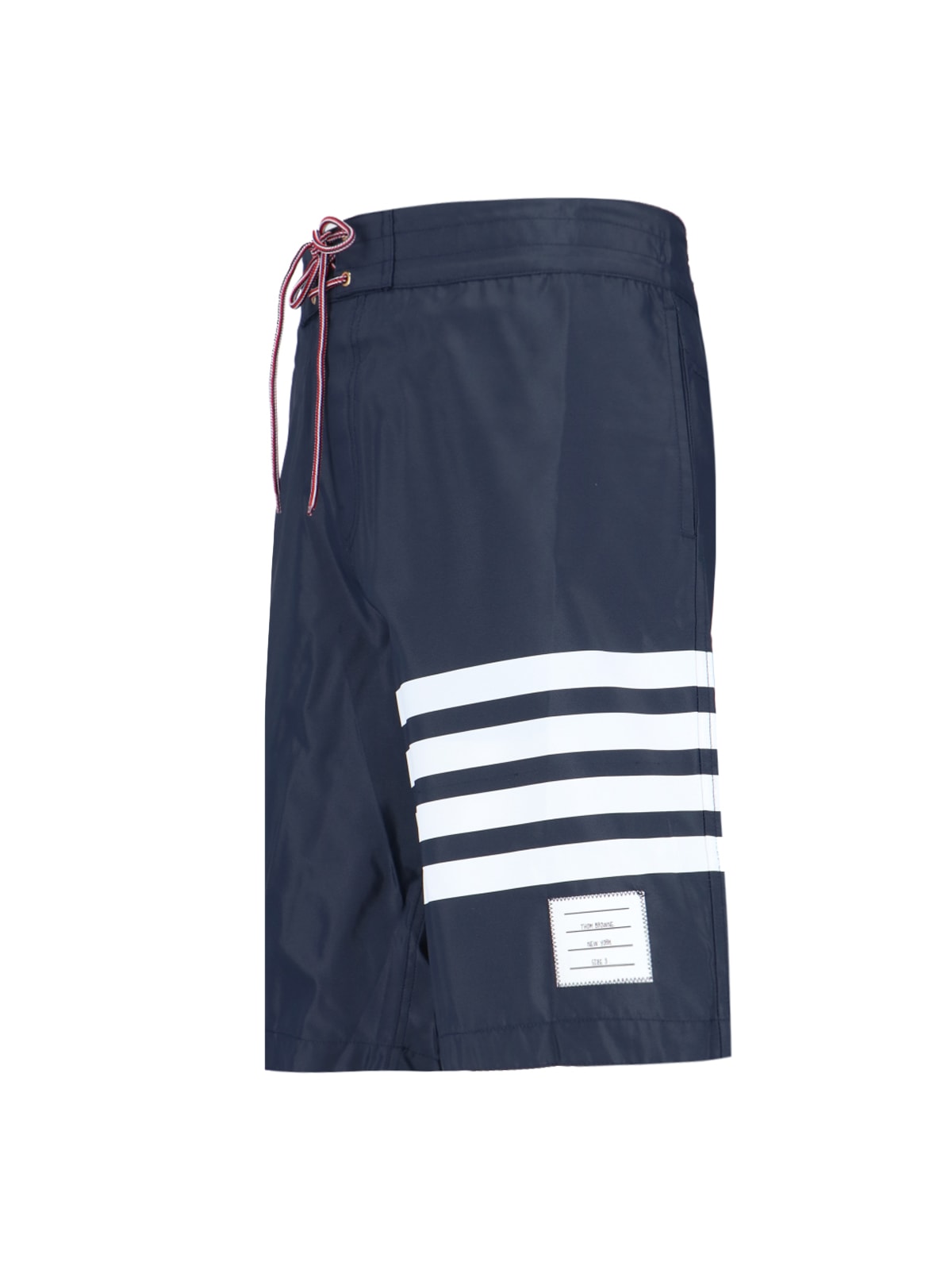 Shop Thom Browne 4-bar Swim Shorts In Navy