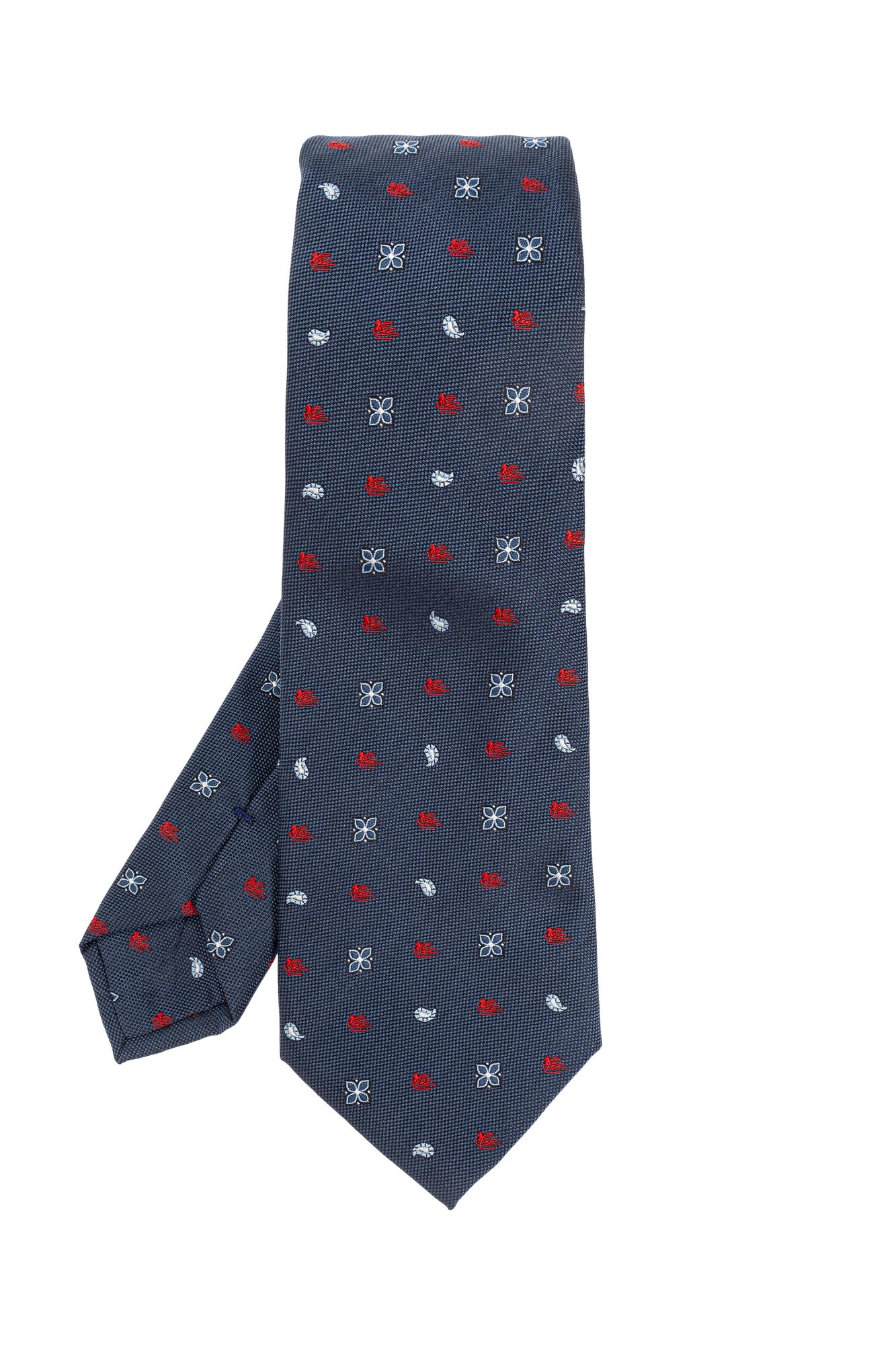 Etro Patterned Tie In Blue