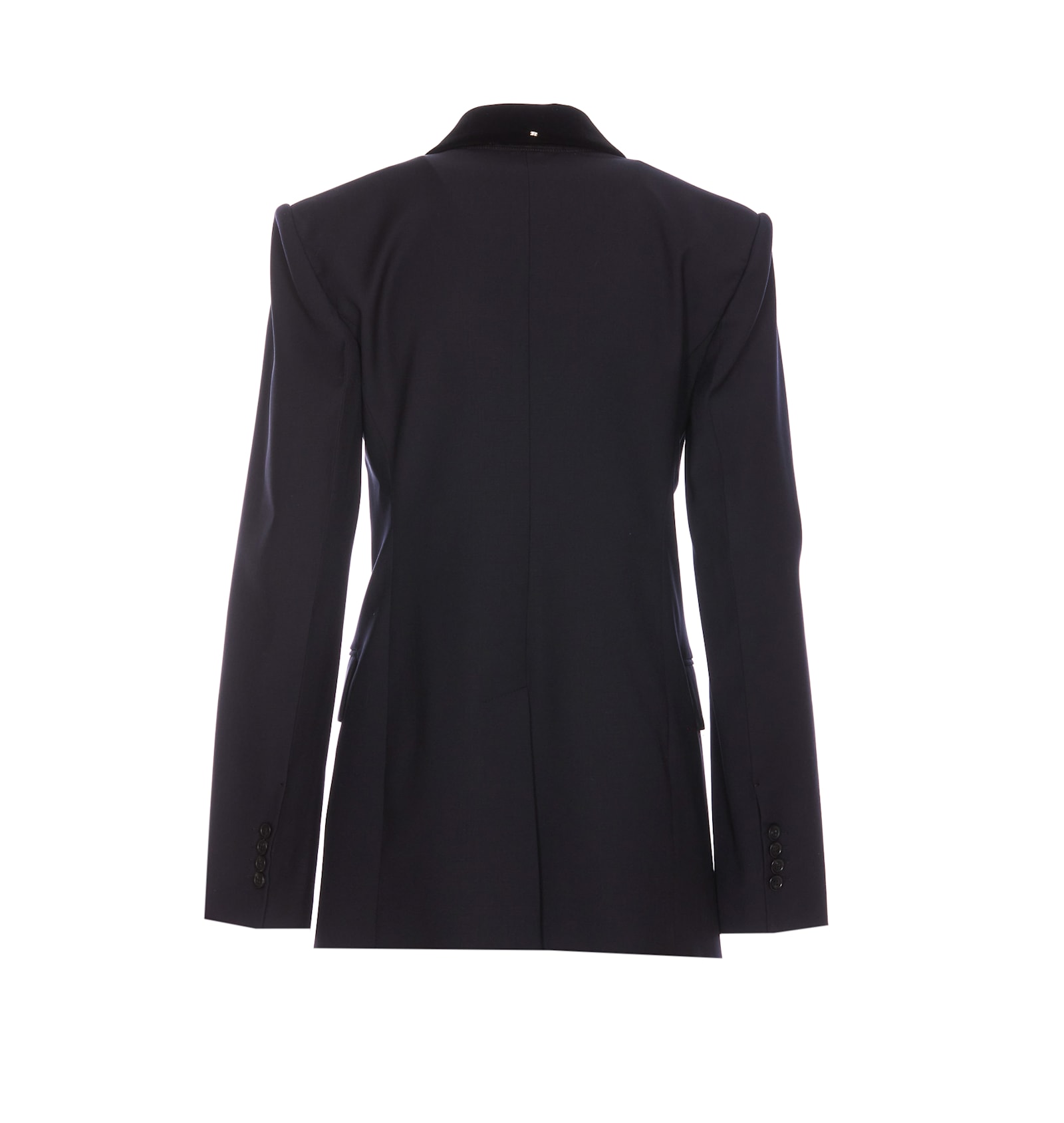 Shop Sportmax Bino Long-sleeved Jacket In Blue