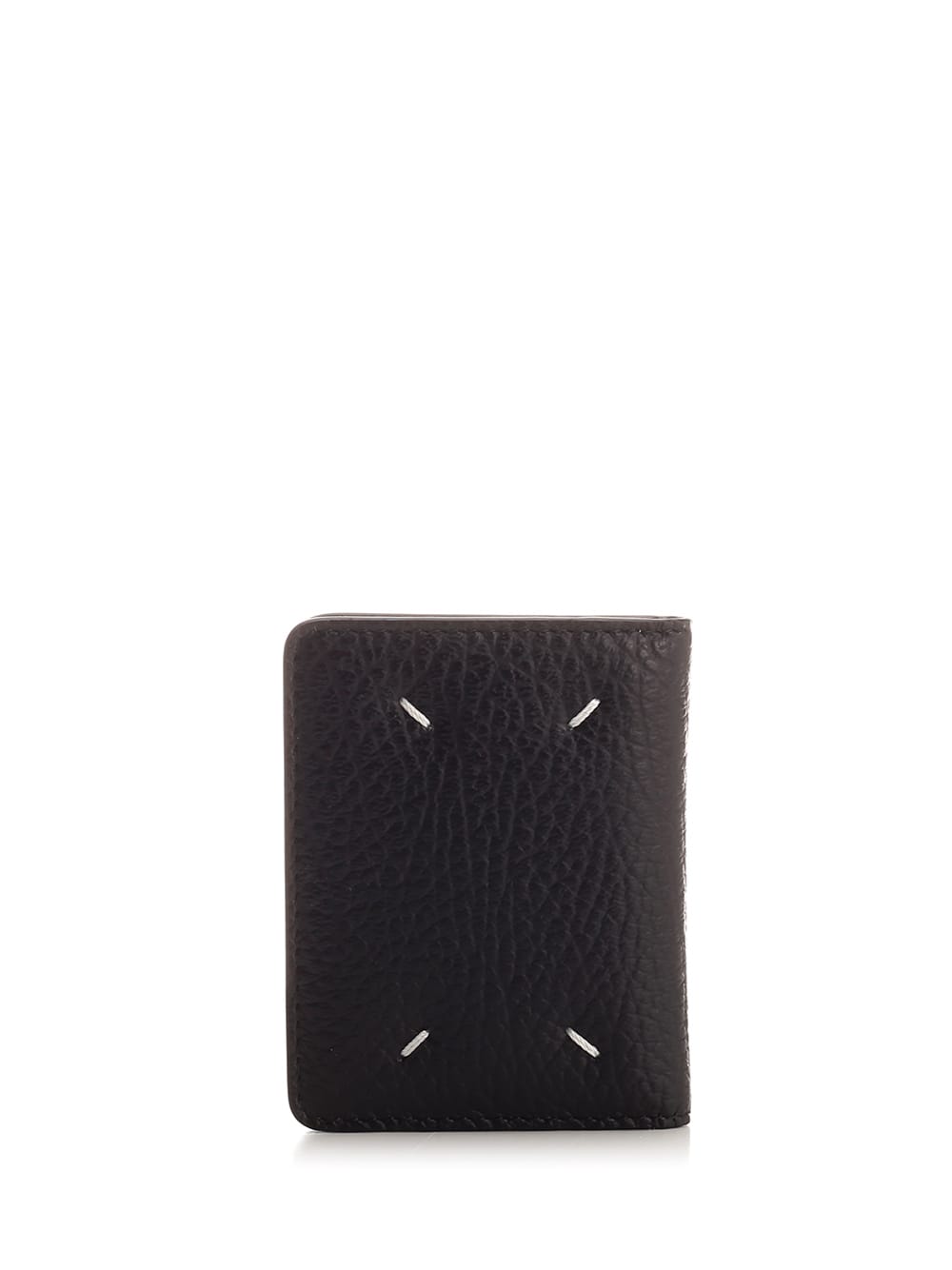 Shop Maison Margiela Bi Fold Card Holder In Black