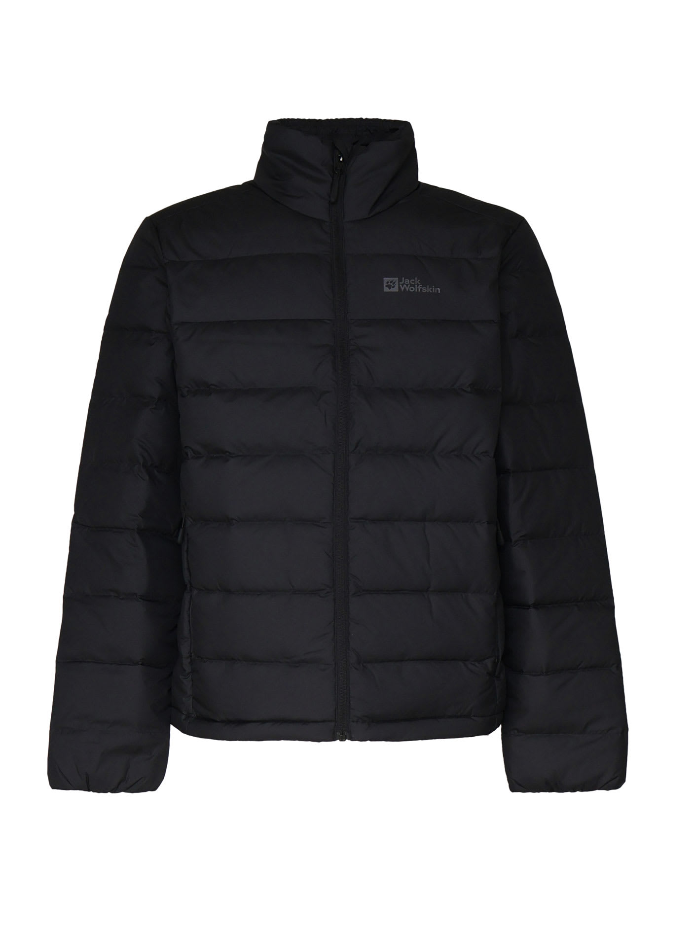 Jack Wolfskin Nylon Jacket In Black