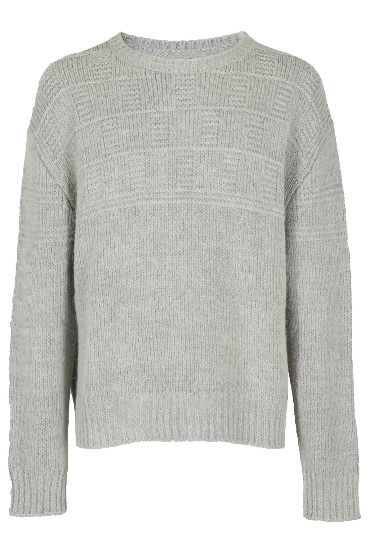 Mm6 Maison Margiela Crewneck In M Grigio Melange